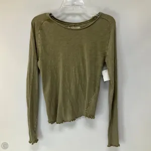 Top Long Sleeve Basic By We The Free In Green, Size: Xl