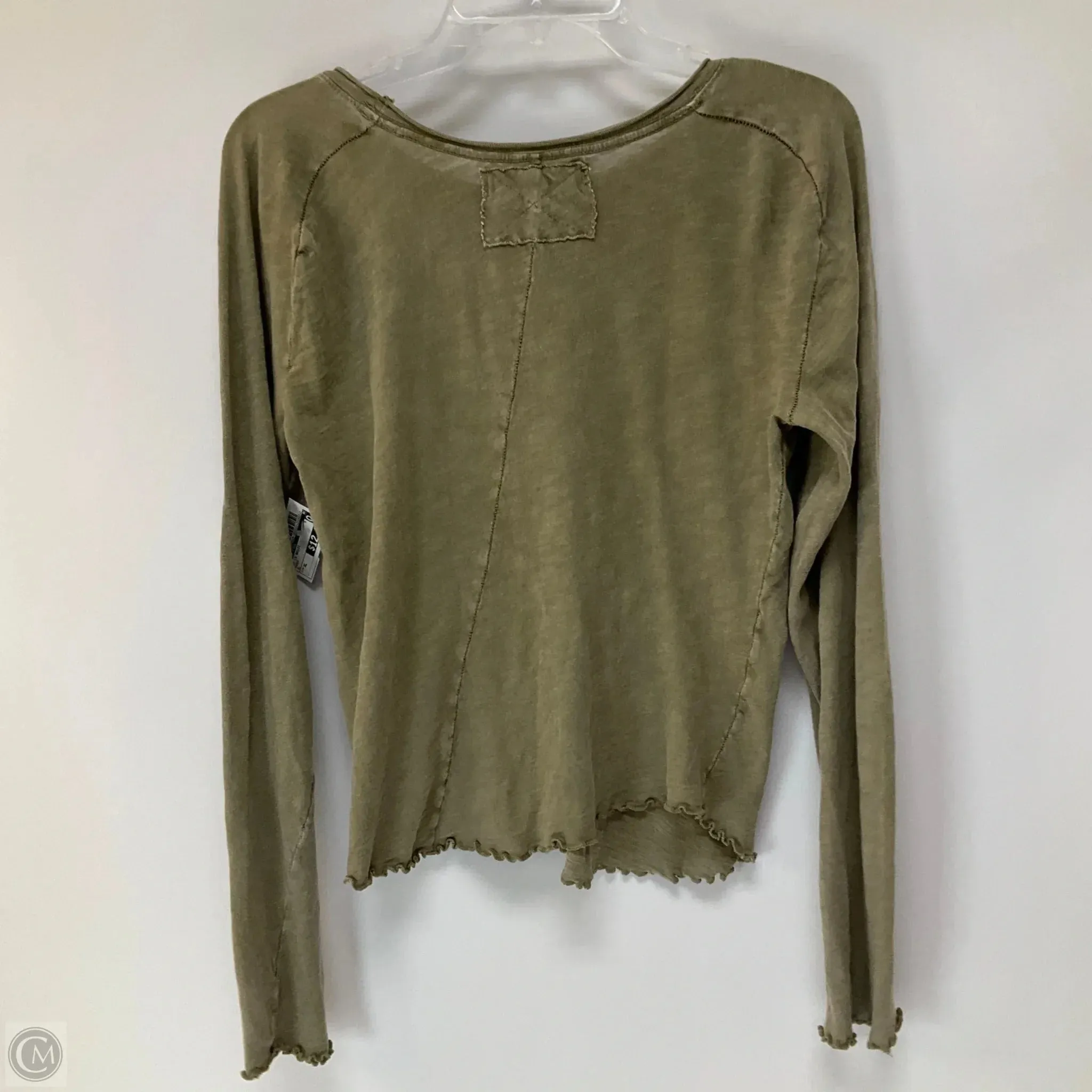 Top Long Sleeve Basic By We The Free In Green, Size: Xl