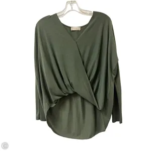 Top Long Sleeve By Altard State In Green, Size: S
