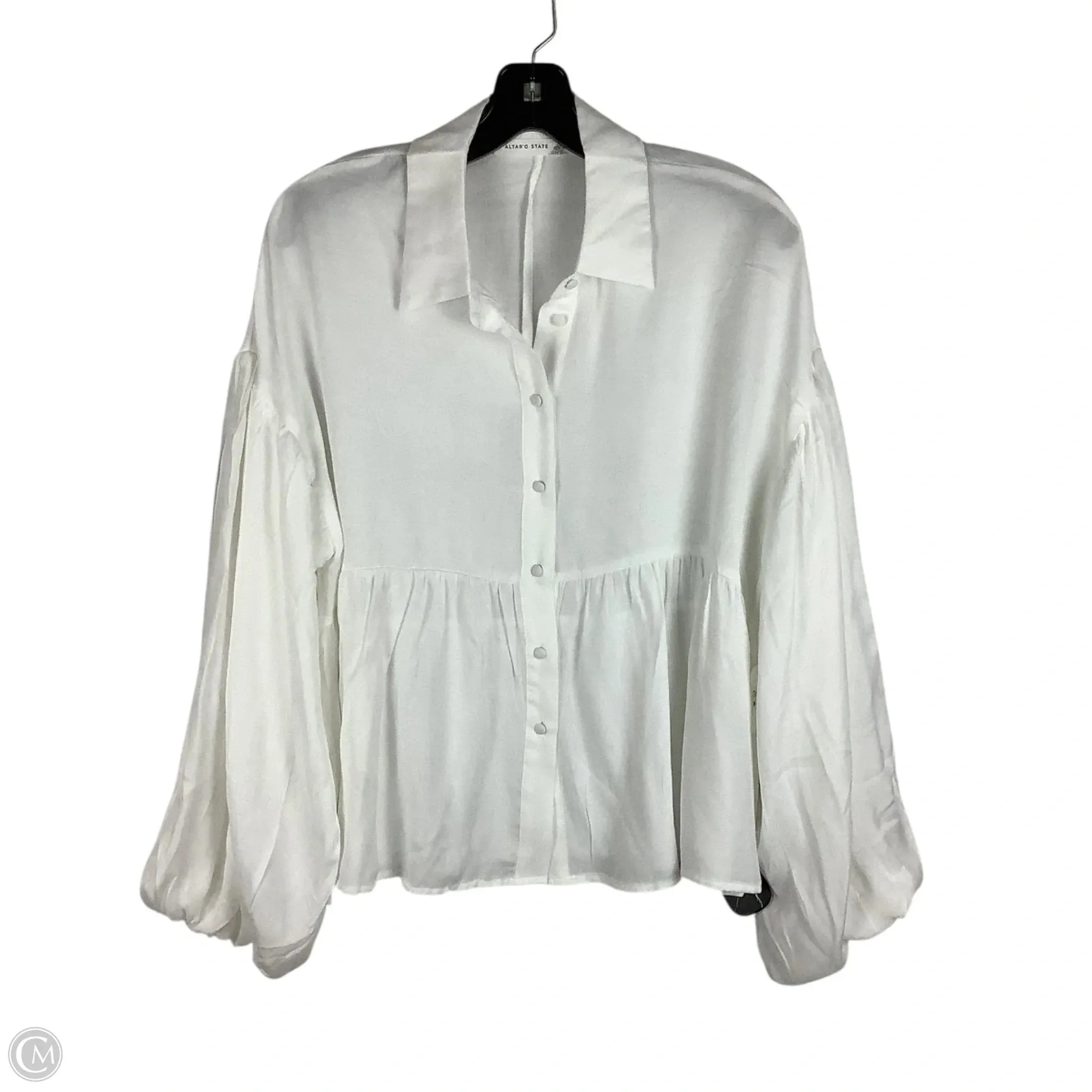 Top Long Sleeve By Altard State In White, Size: S