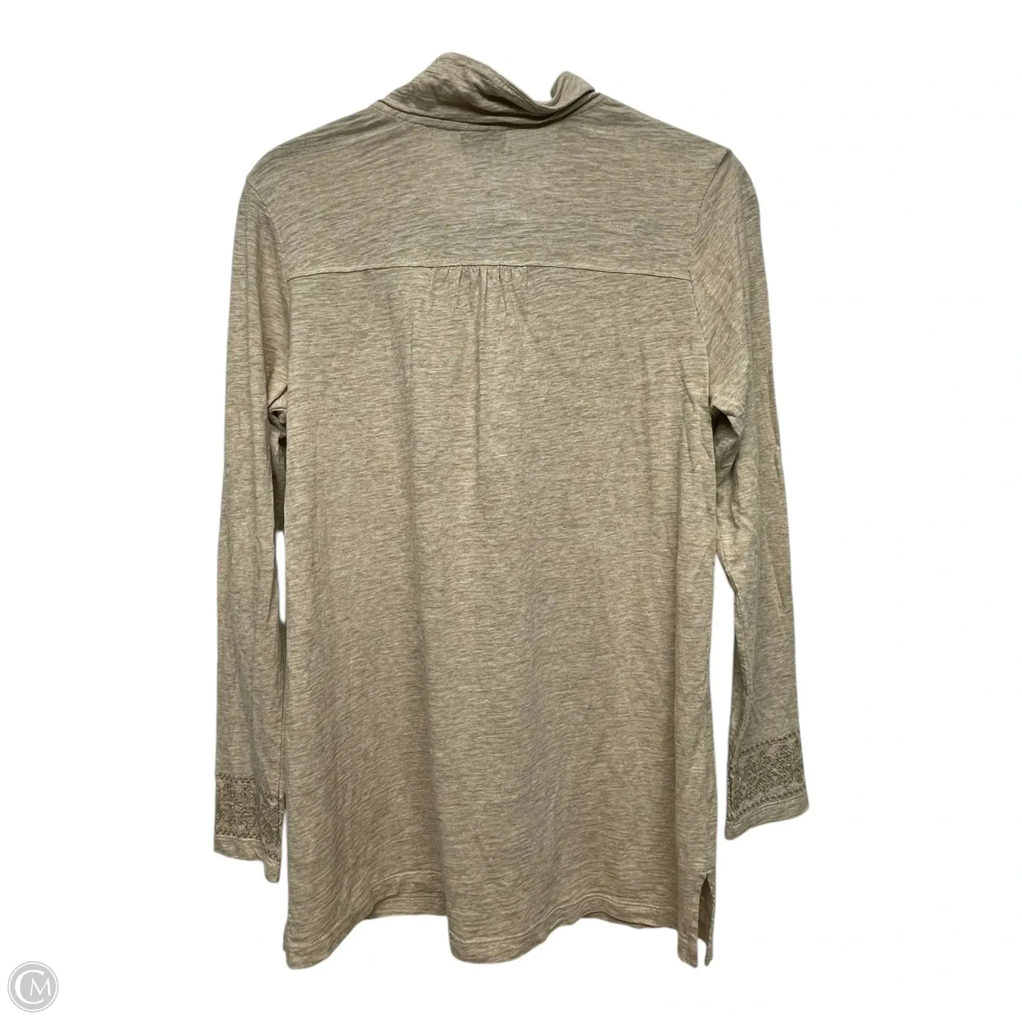 Top Long Sleeve By J. Jill In Tan, Size: S