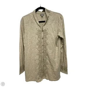 Top Long Sleeve By J. Jill In Tan, Size: S