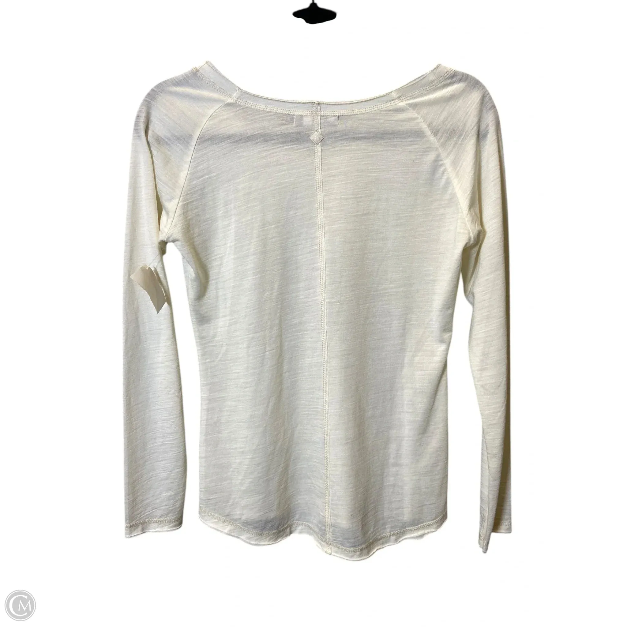 Top Long Sleeve By Prana In Cream, Size: Xs