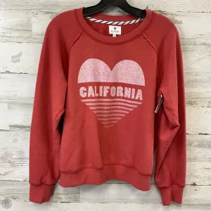Top Long Sleeve By Sundry In Red, Size: M