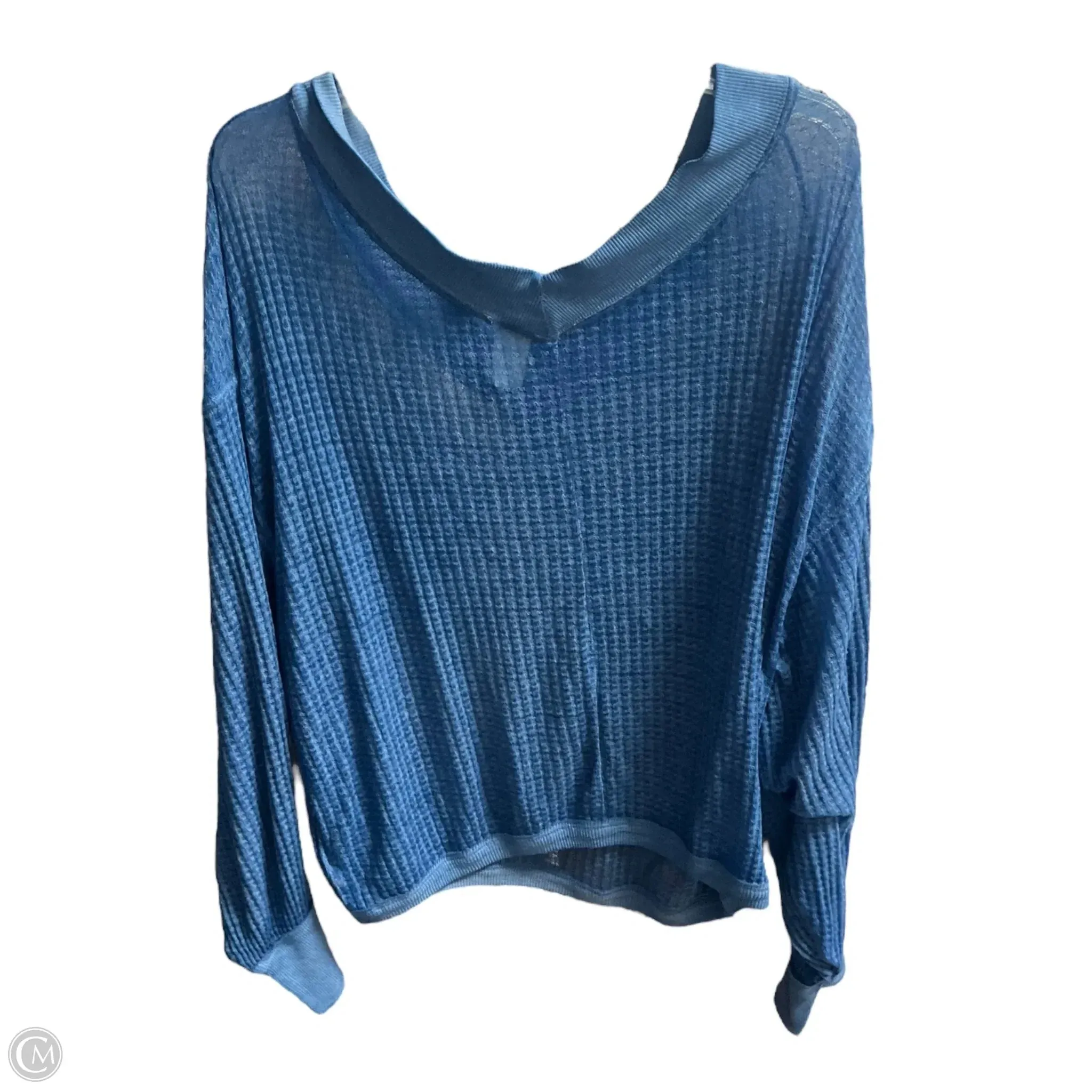 Top Long Sleeve By We The Free In Blue, Size: M
