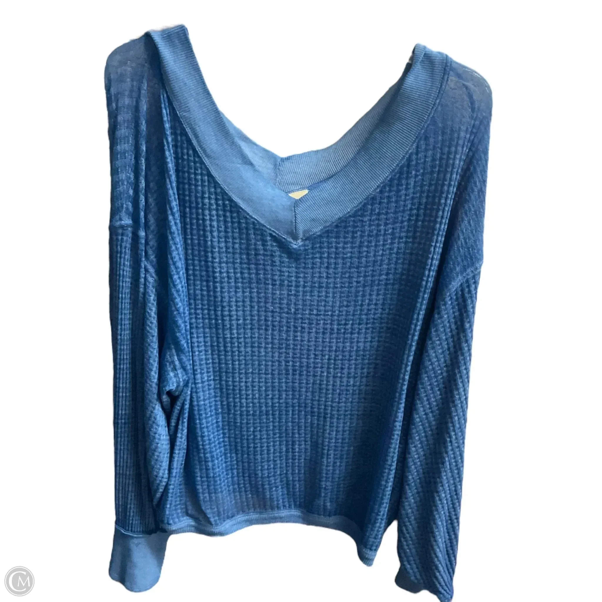 Top Long Sleeve By We The Free In Blue, Size: M
