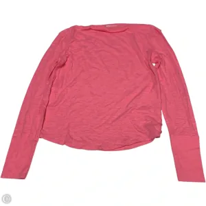 Top Long Sleeve By We The Free In Pink, Size: S
