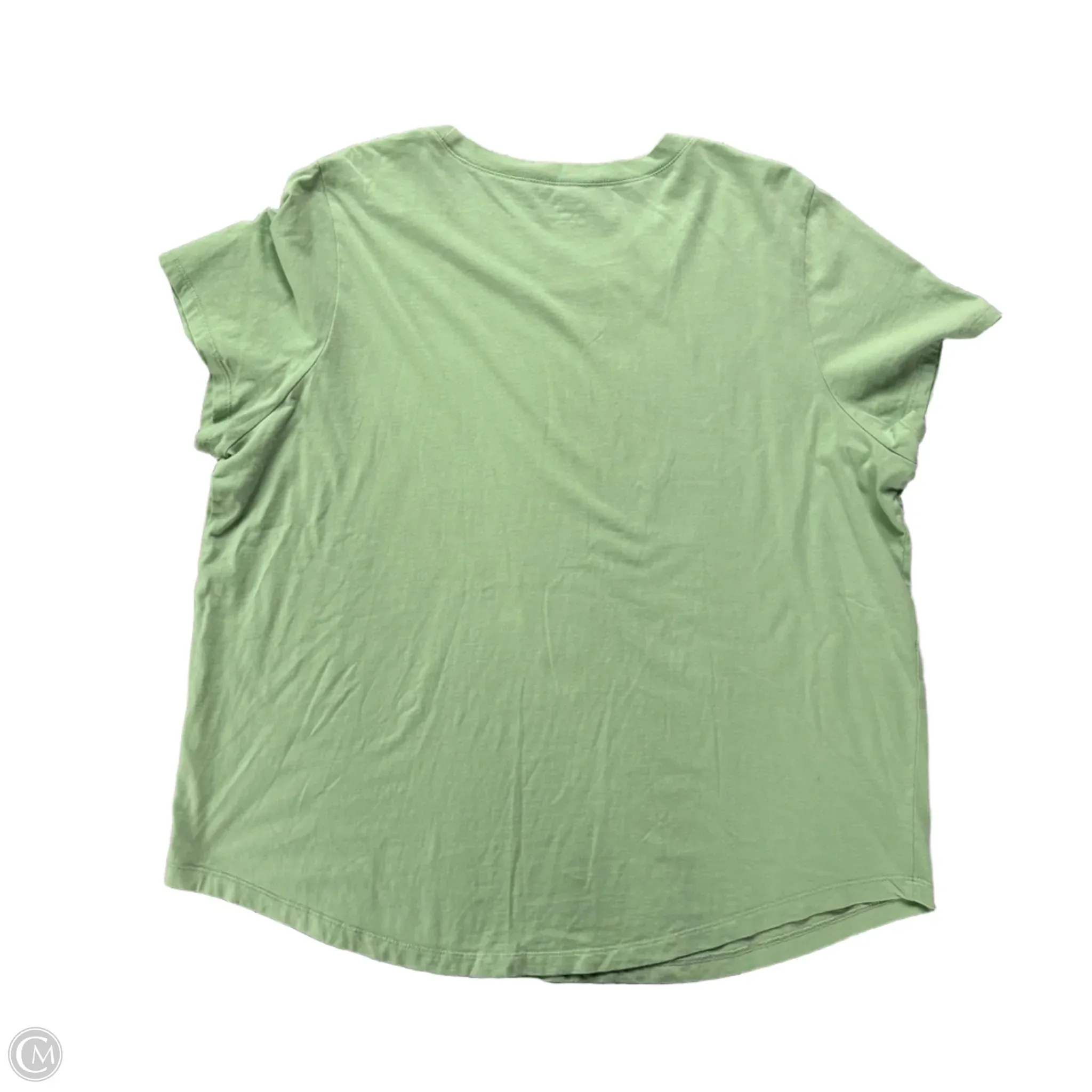 Top Short Sleeve Basic By Madewell In Green, Size: Xxl