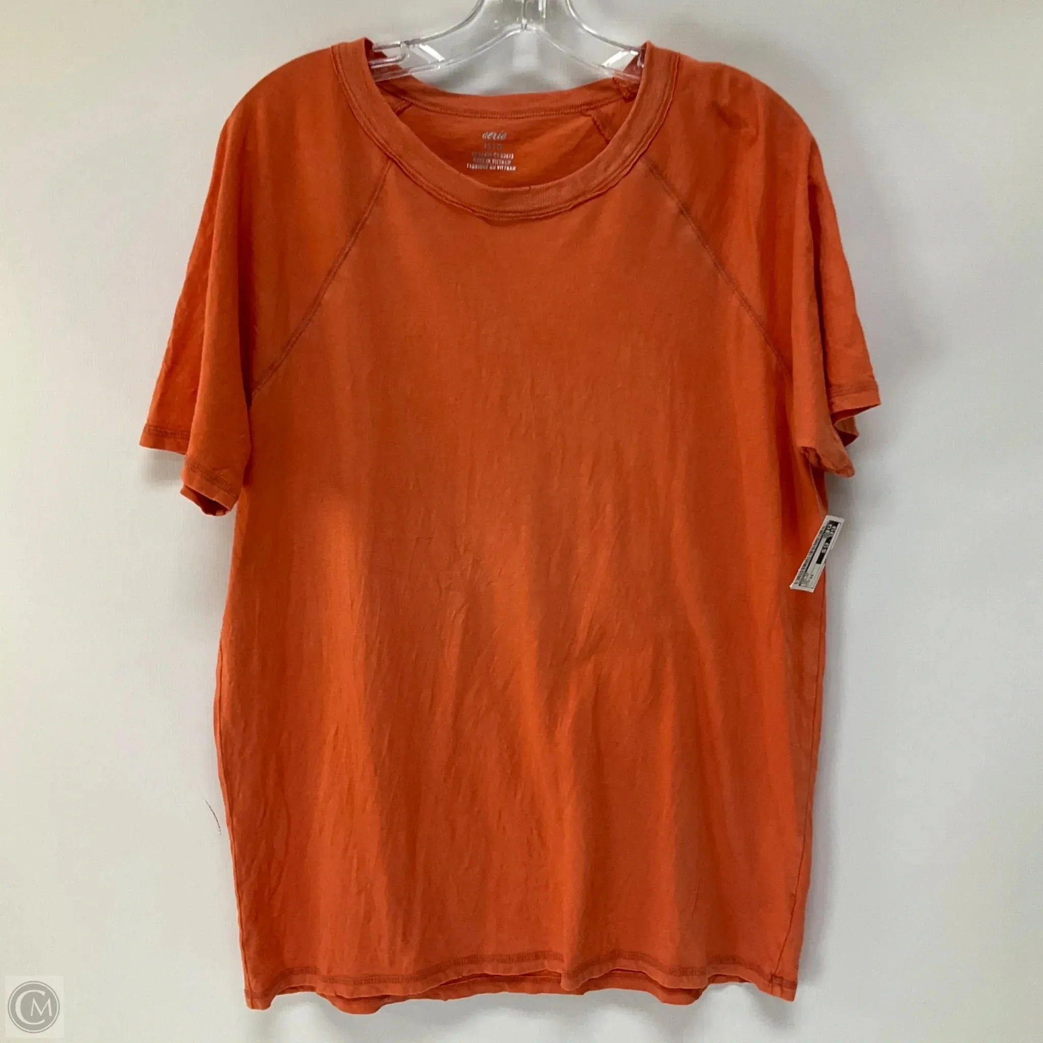 Top Short Sleeve By Aerie In Orange, Size: Xs