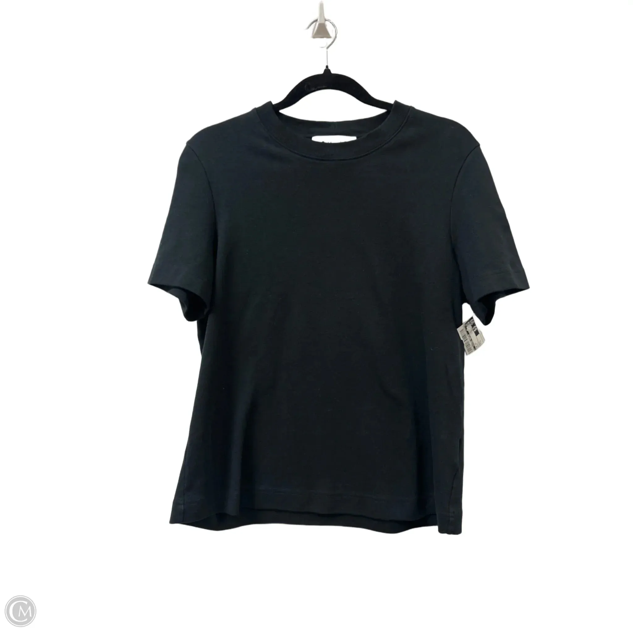 Top Short Sleeve By Clothes Mentor In Black, Size: L