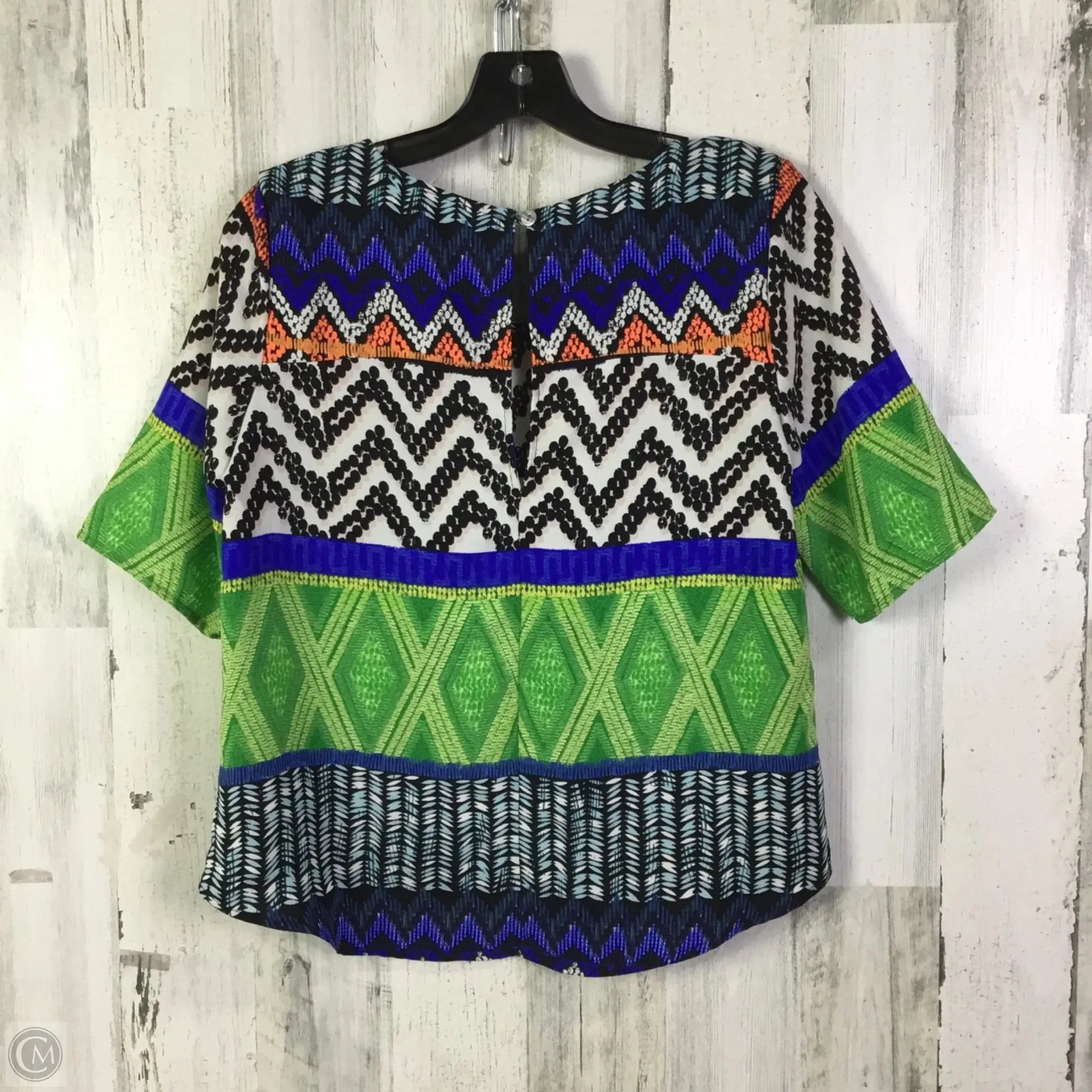 Top Short Sleeve By Clothes Mentor In Blue, Size: M