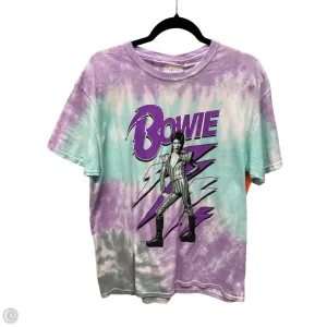 Top Short Sleeve By Clothes Mentor In Green & Purple, Size: 1x