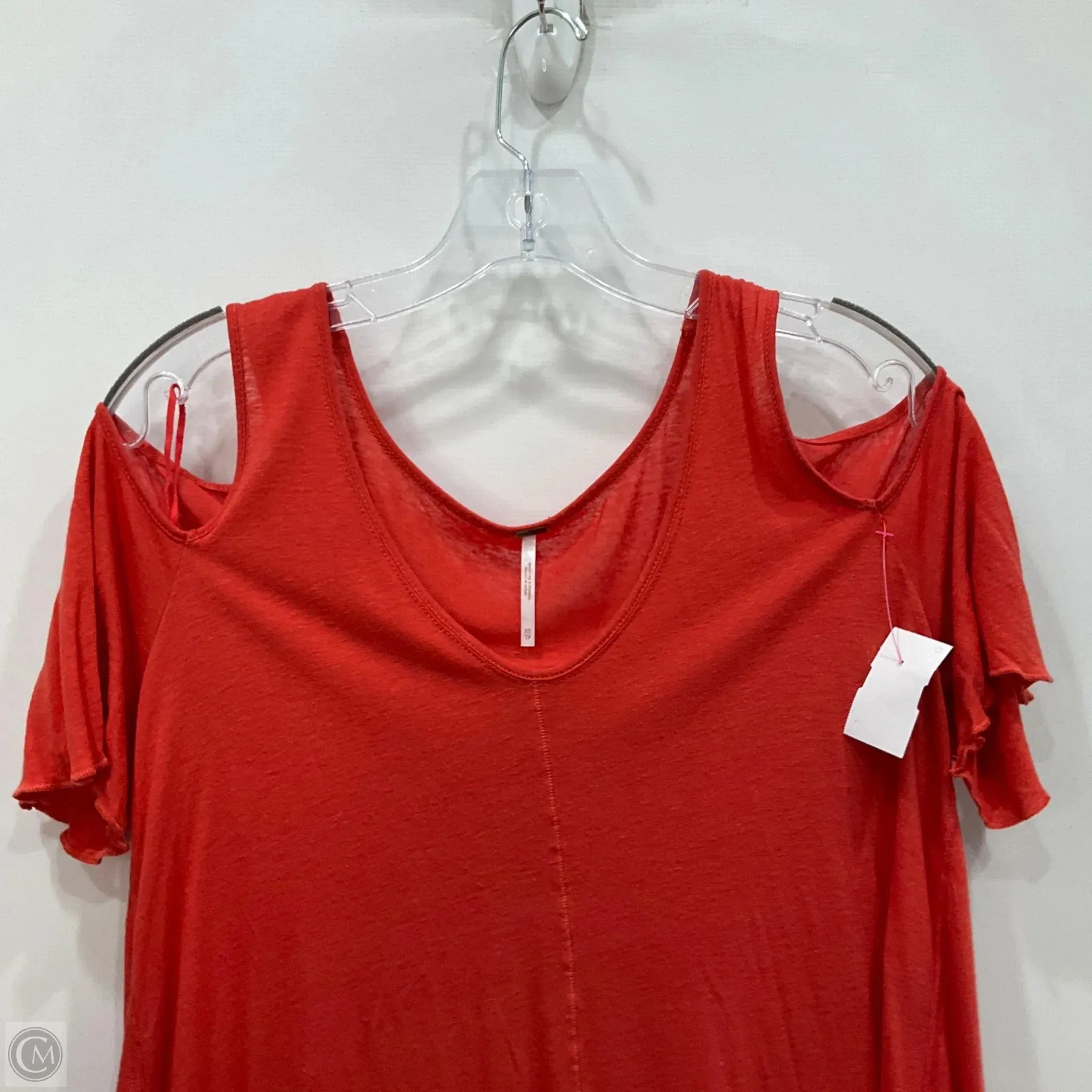 Top Short Sleeve By Free People In Red, Size: Xs