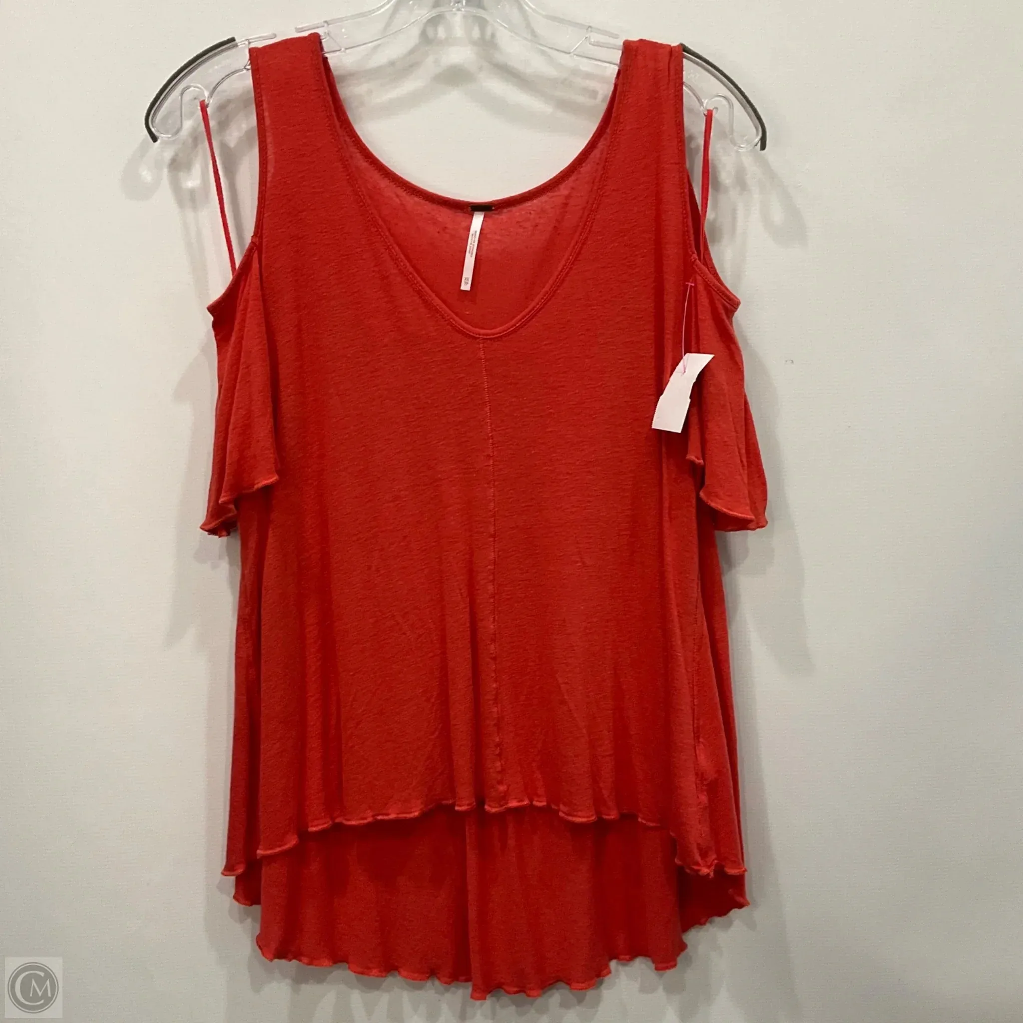 Top Short Sleeve By Free People In Red, Size: Xs