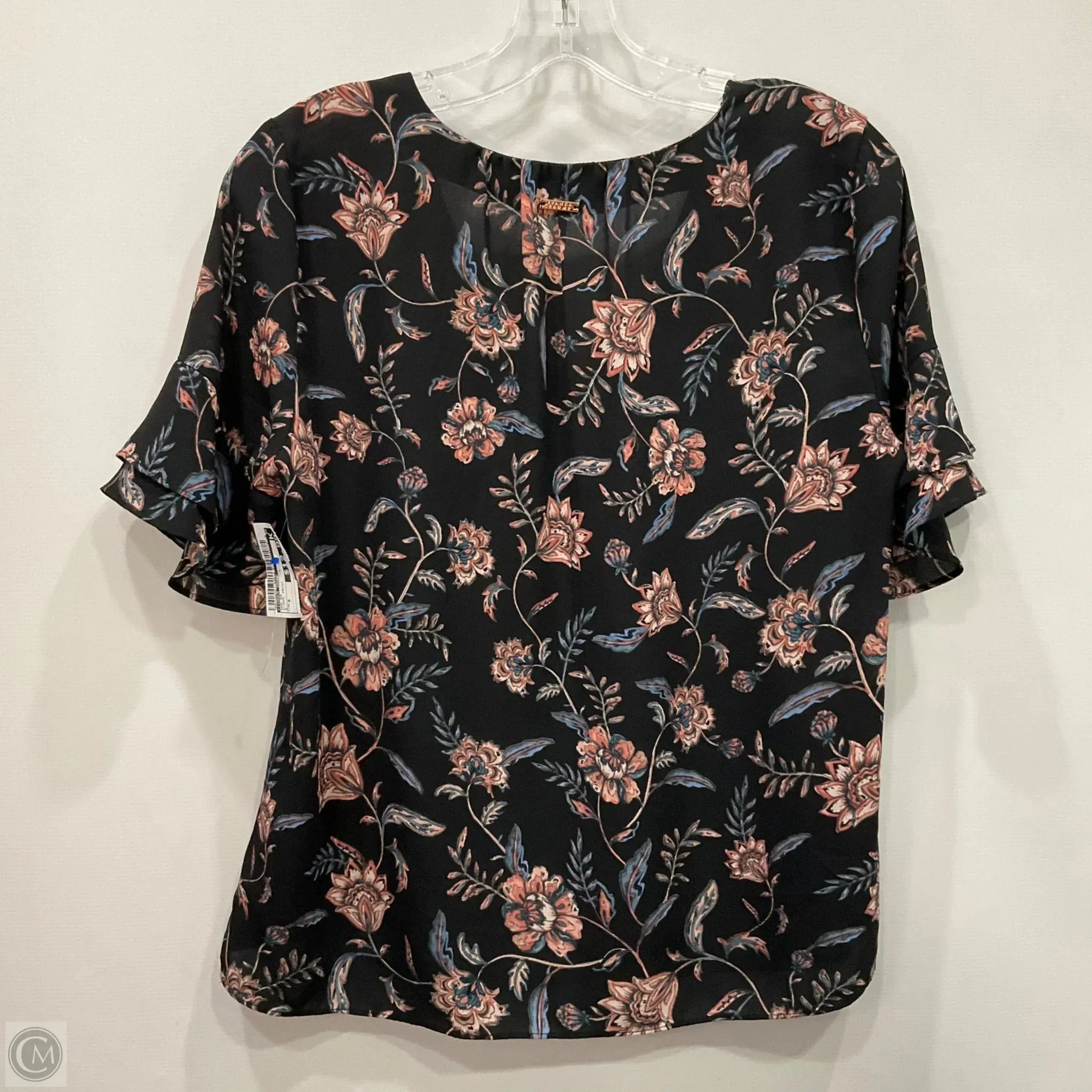 Top Short Sleeve By Ivanka Trump In Floral Print, Size: S
