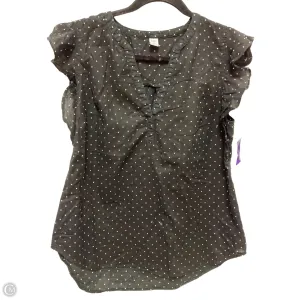 Top Short Sleeve By Old Navy In Polkadot Pattern, Size: M