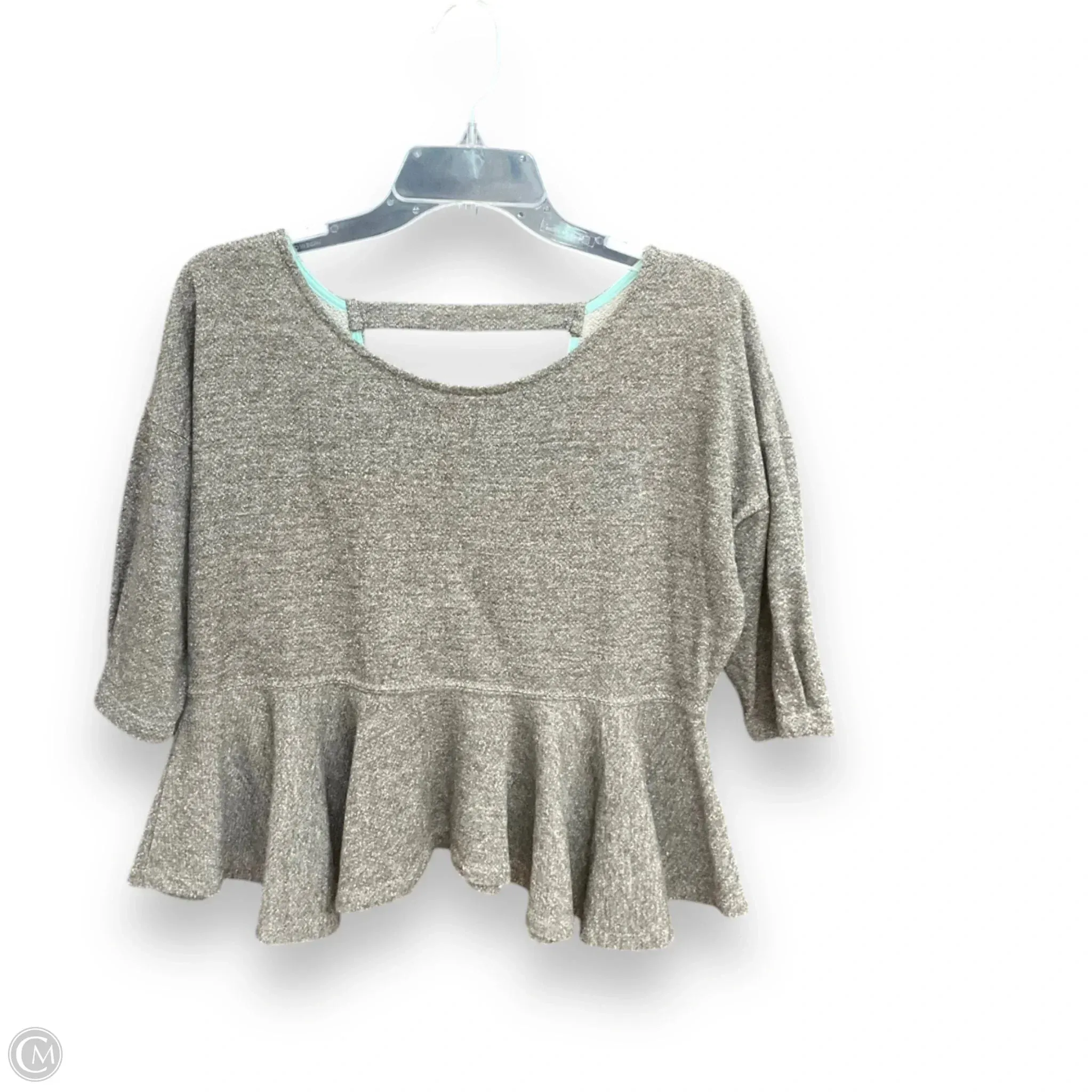 Top Short Sleeve By Saturday/sunday In Grey, Size: S