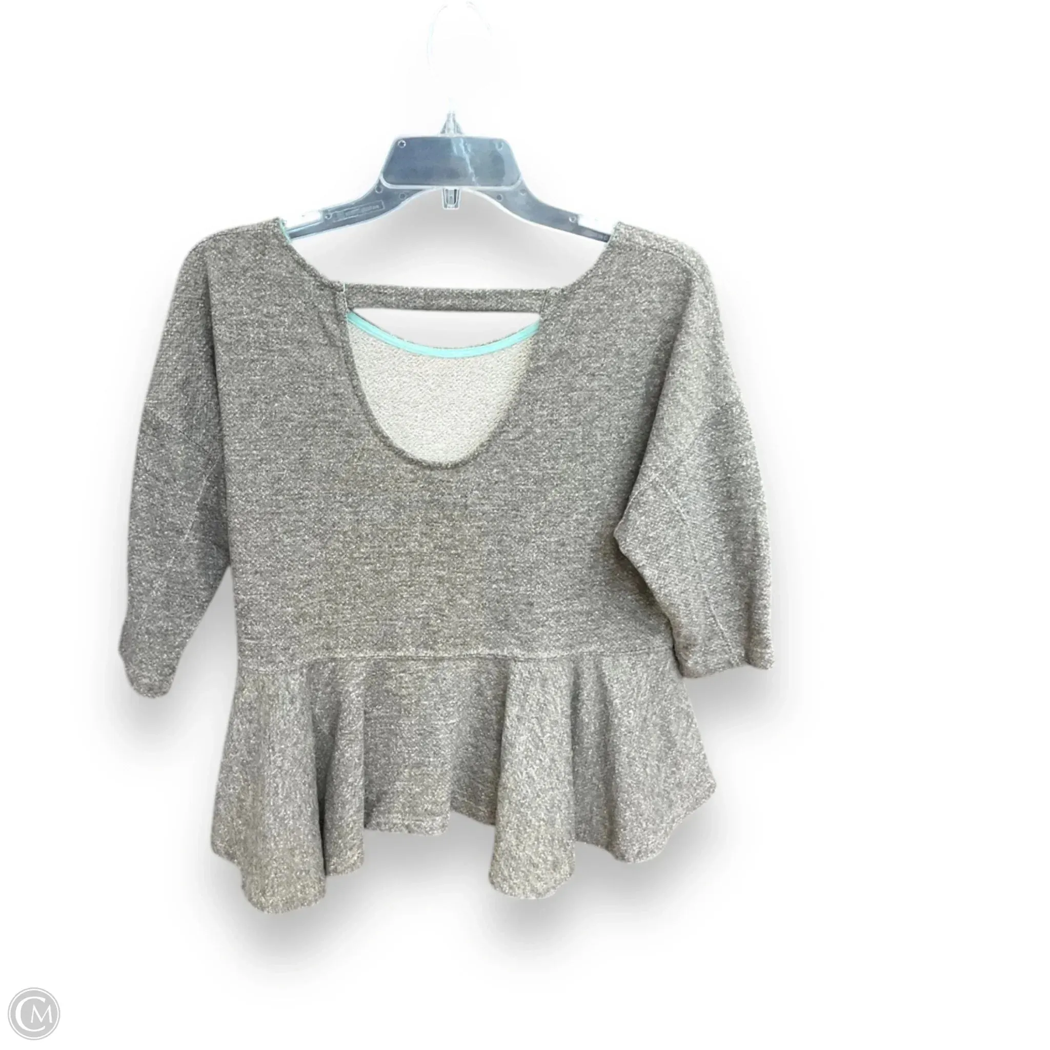 Top Short Sleeve By Saturday/sunday In Grey, Size: S