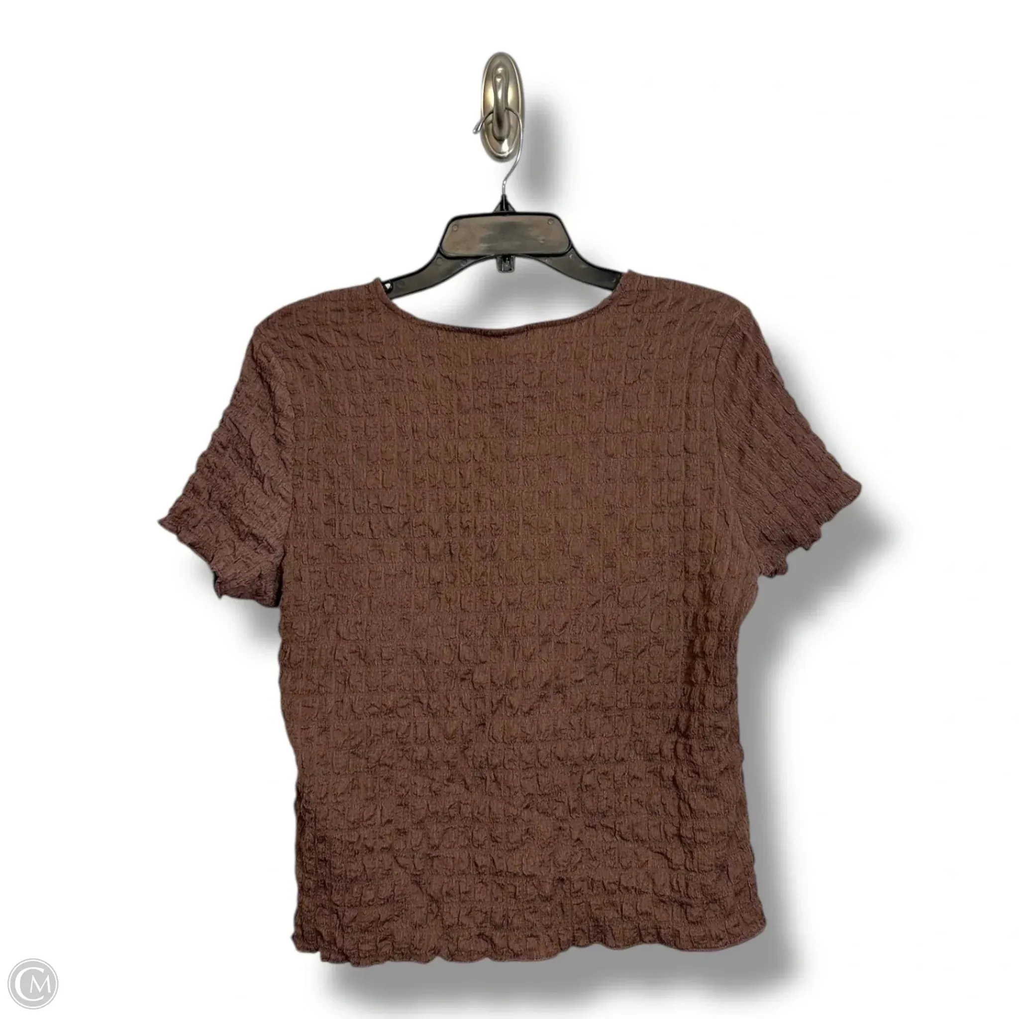 Top Short Sleeve By Torrid In Brown, Size: M