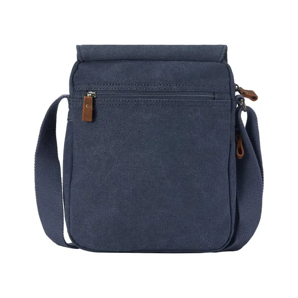 Troop London Classic Canvas Across Body Buckle Bag TRP0211