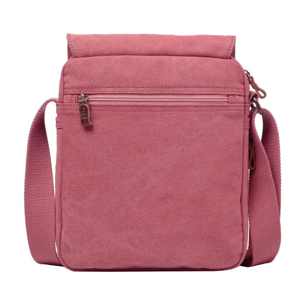 Troop London Classic Canvas Across Body Buckle Bag TRP0211