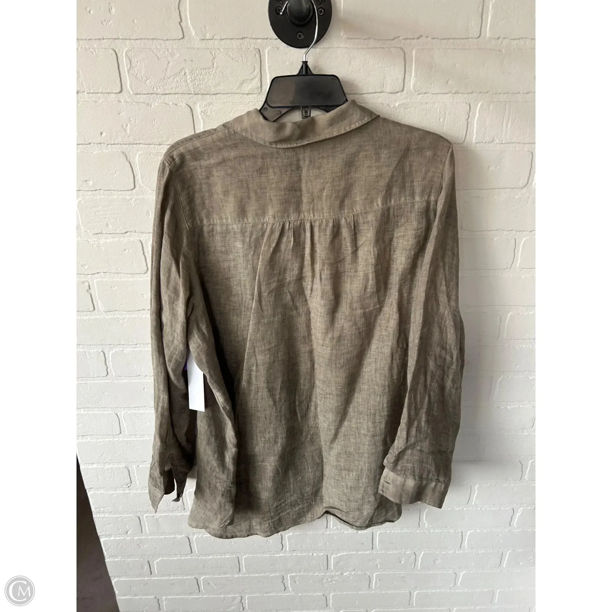 Tunic Long Sleeve By J. Jill In Tan, Size: L