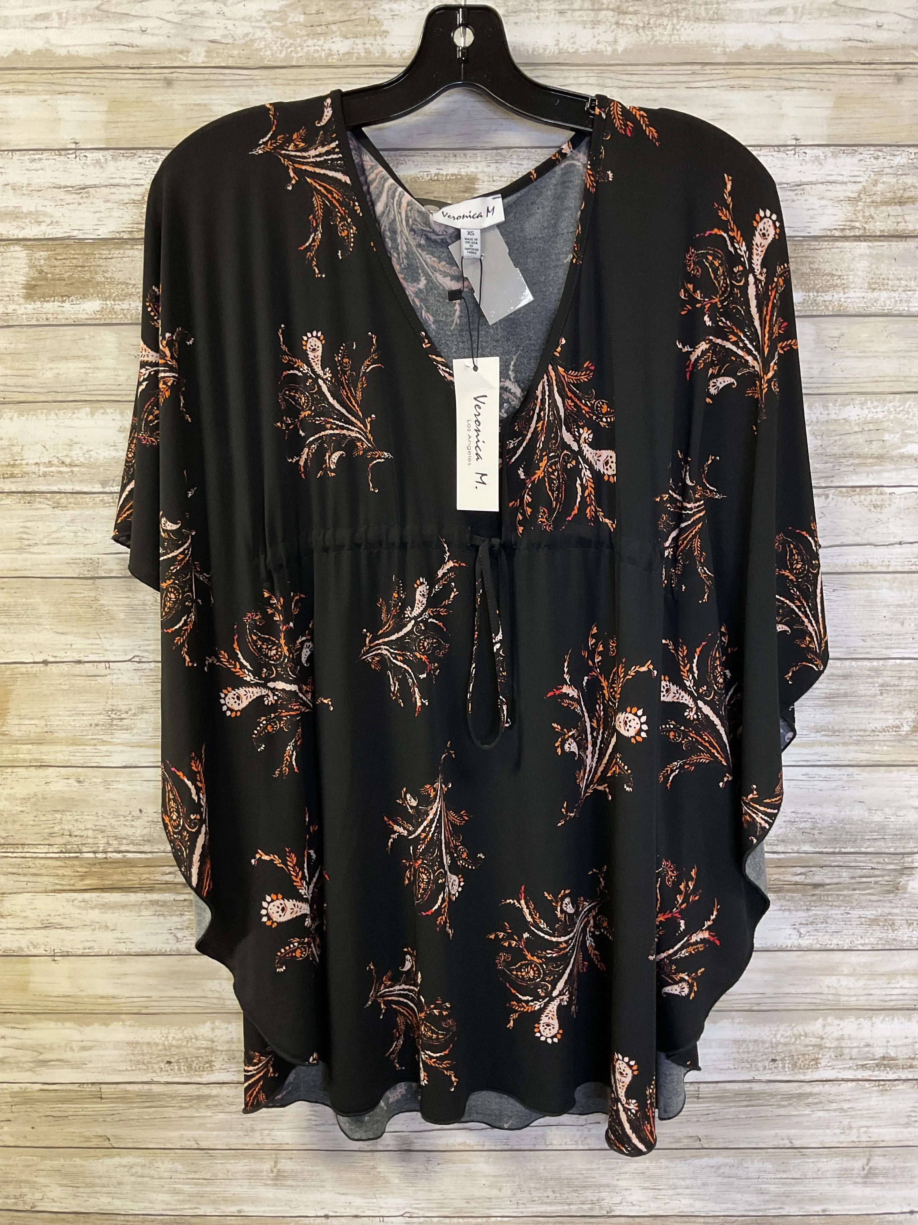 Tunic Ss By Veronica M In Black, Size:Xs