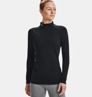 Under Armour Black Thermal Mock Neck Top Size XL MSP$55