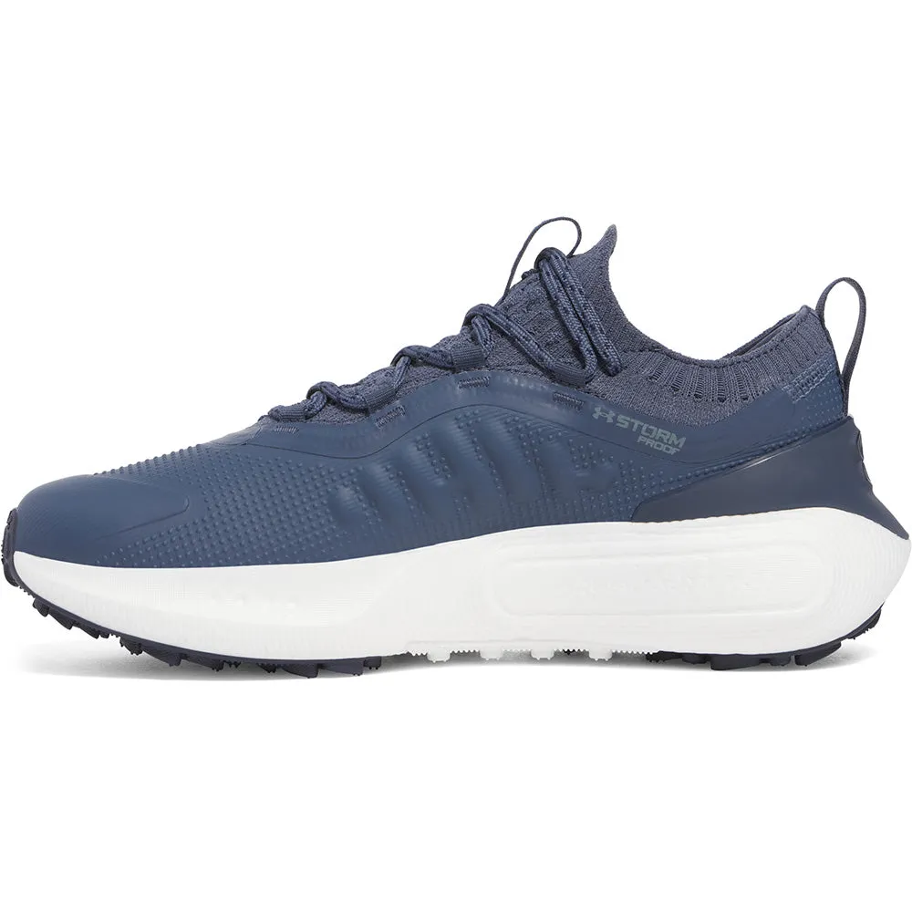 Under Armour Phantom Fore Spikeless Waterproof Shoes - Downpour Grey/Downpour Grey/Midnight Navy