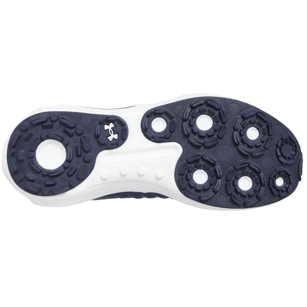 Under Armour Phantom Fore Spikeless Waterproof Shoes - Downpour Grey/Downpour Grey/Midnight Navy