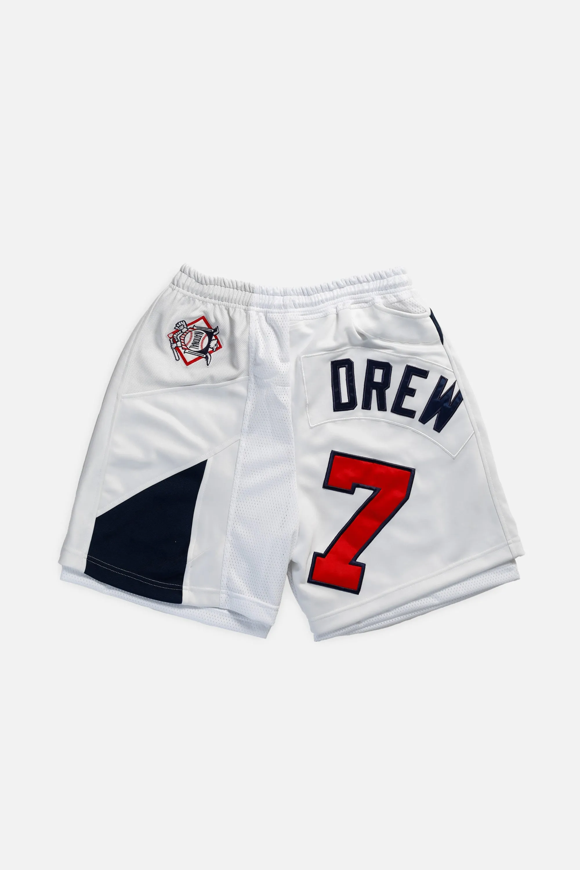 Unisex Rework Atlanta Braves MLB Jersey Shorts - M Frankie