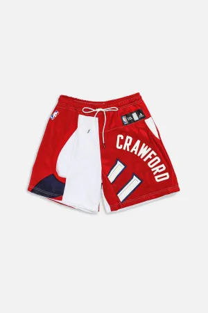 Unisex Rework Atlanta Hawks NBA Jersey Shorts - L Frankie