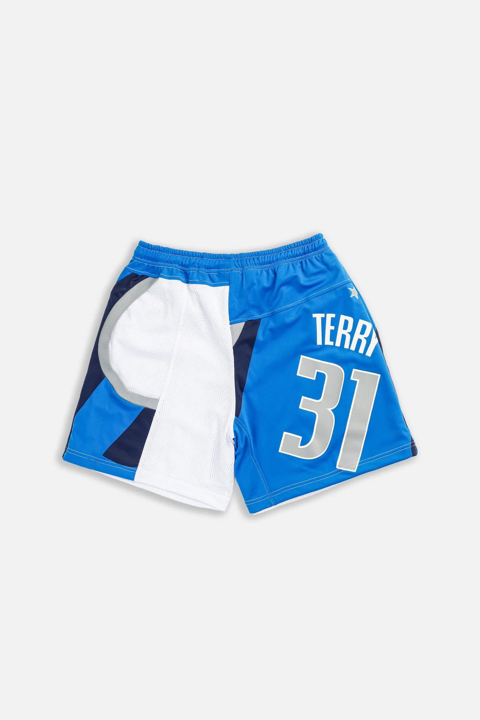 Unisex Rework Dallas Mavericks NBA Jersey Shorts - L Frankie