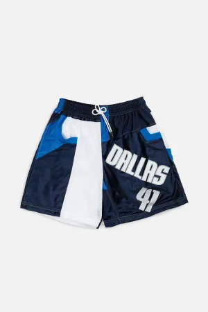 Unisex Rework Dallas Mavericks NBA Jersey Shorts - S Frankie