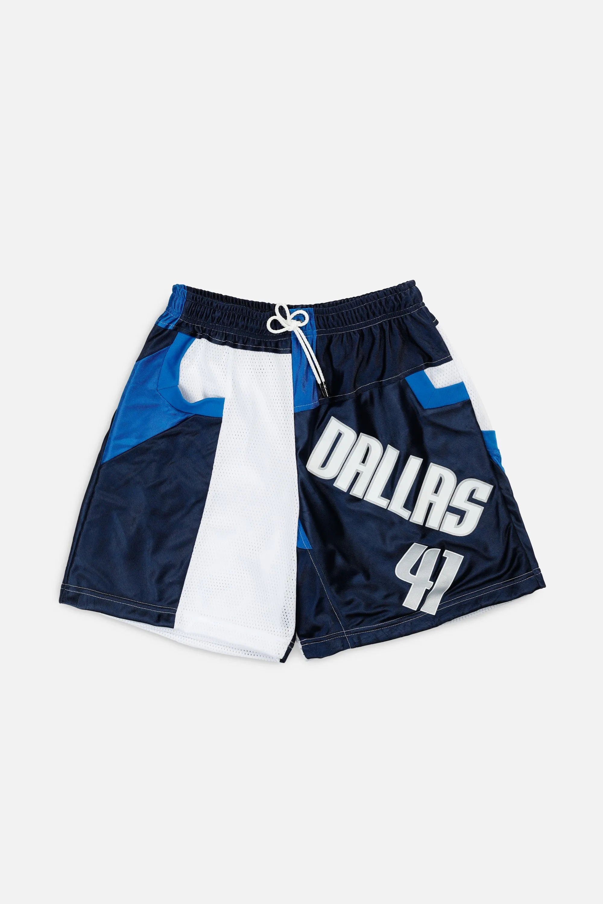 Unisex Rework Dallas Mavericks NBA Jersey Shorts - S Frankie