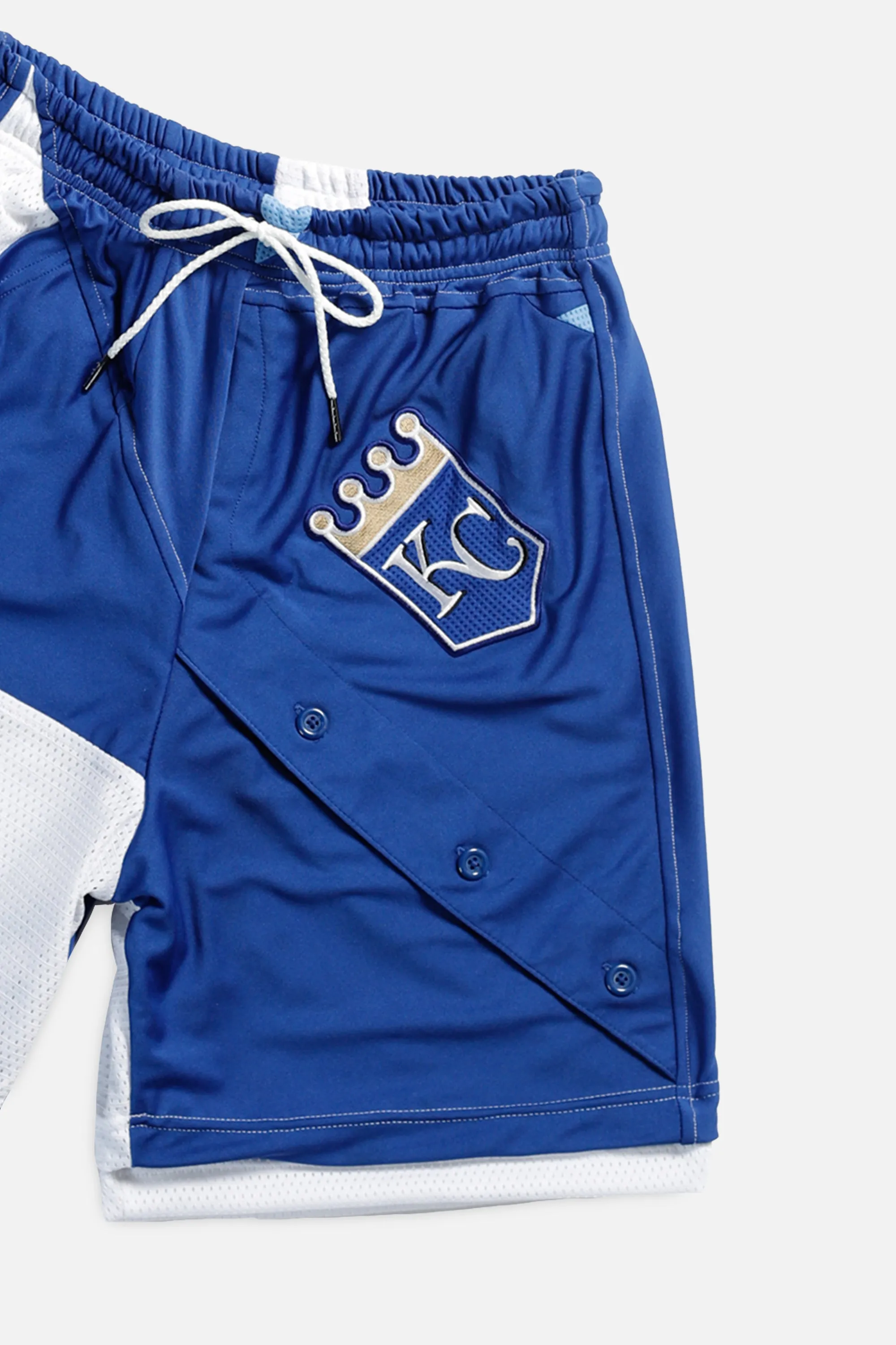 Unisex Rework Kansas City Royals MLB Jersey Shorts - XS Frankie
