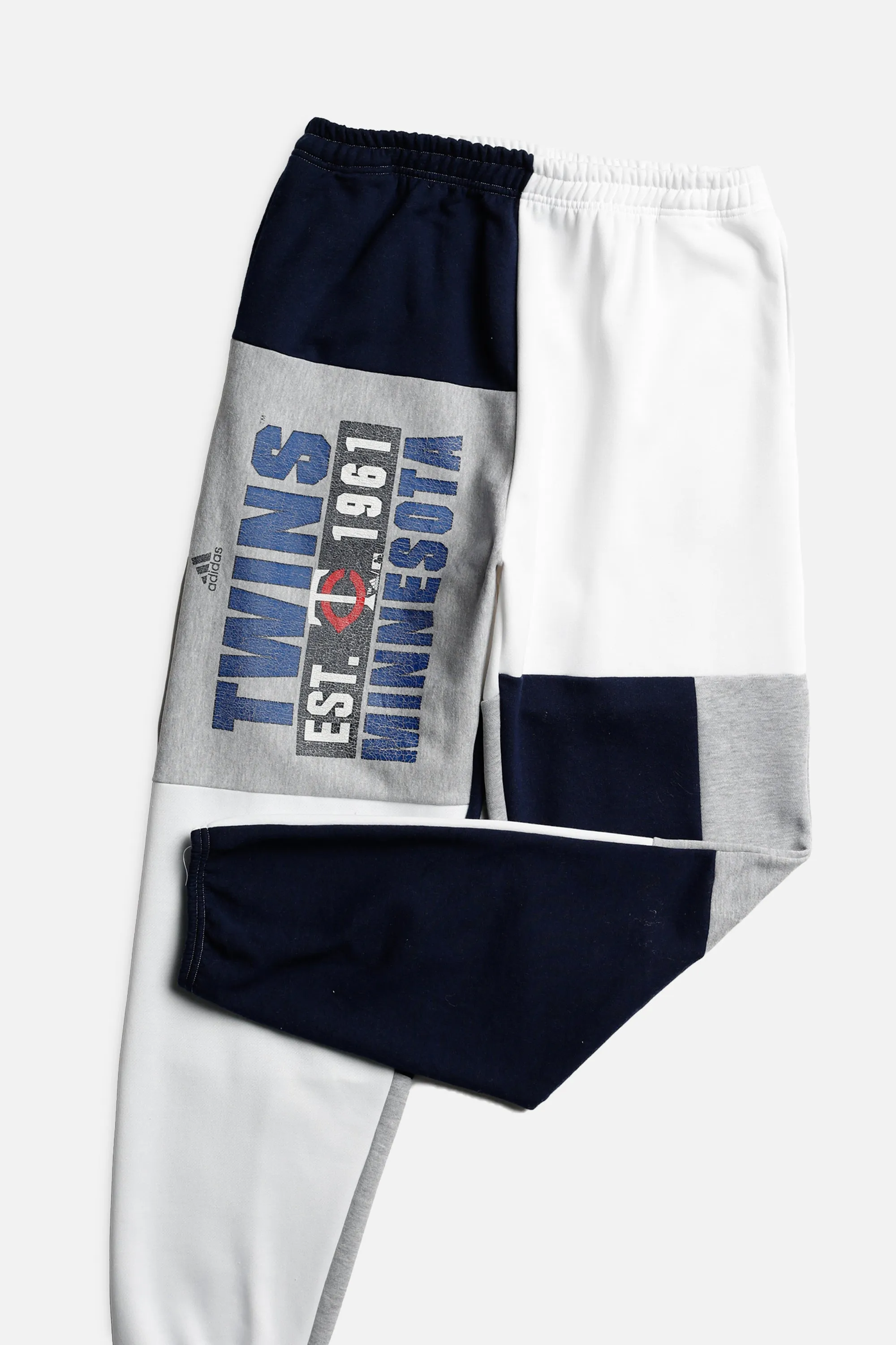 Unisex Rework Minnesota Twins MLB Patchwork Sweatpants - L Frankie