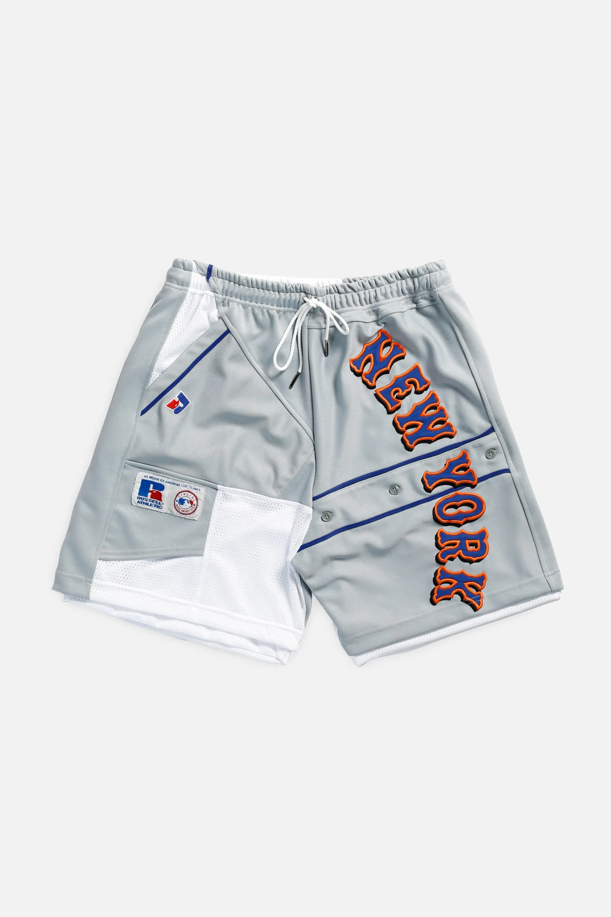 Unisex Rework New York Mets MLB Jersey Shorts - M Frankie