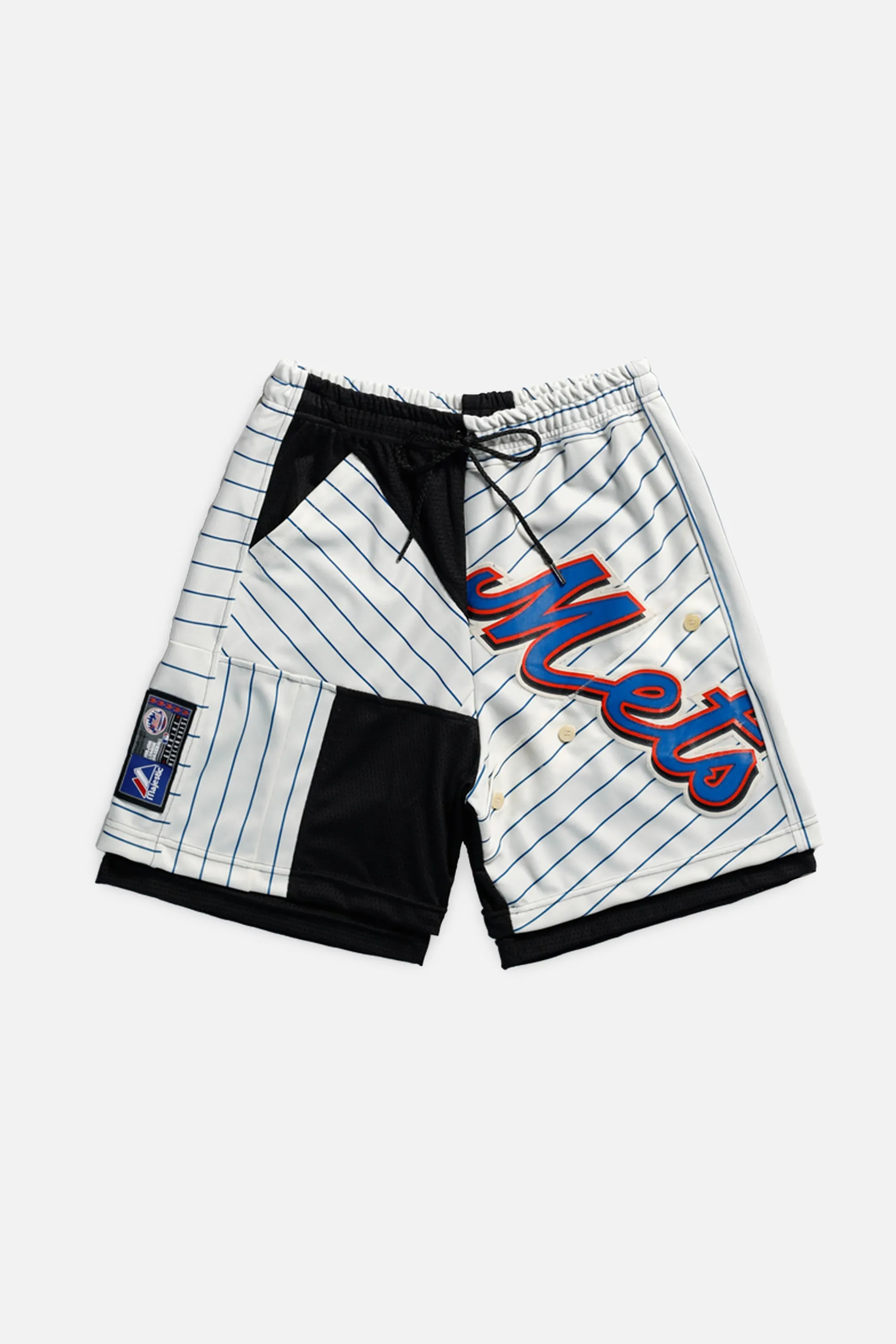 Unisex Rework New York Mets MLB Jersey Shorts - S Frankie