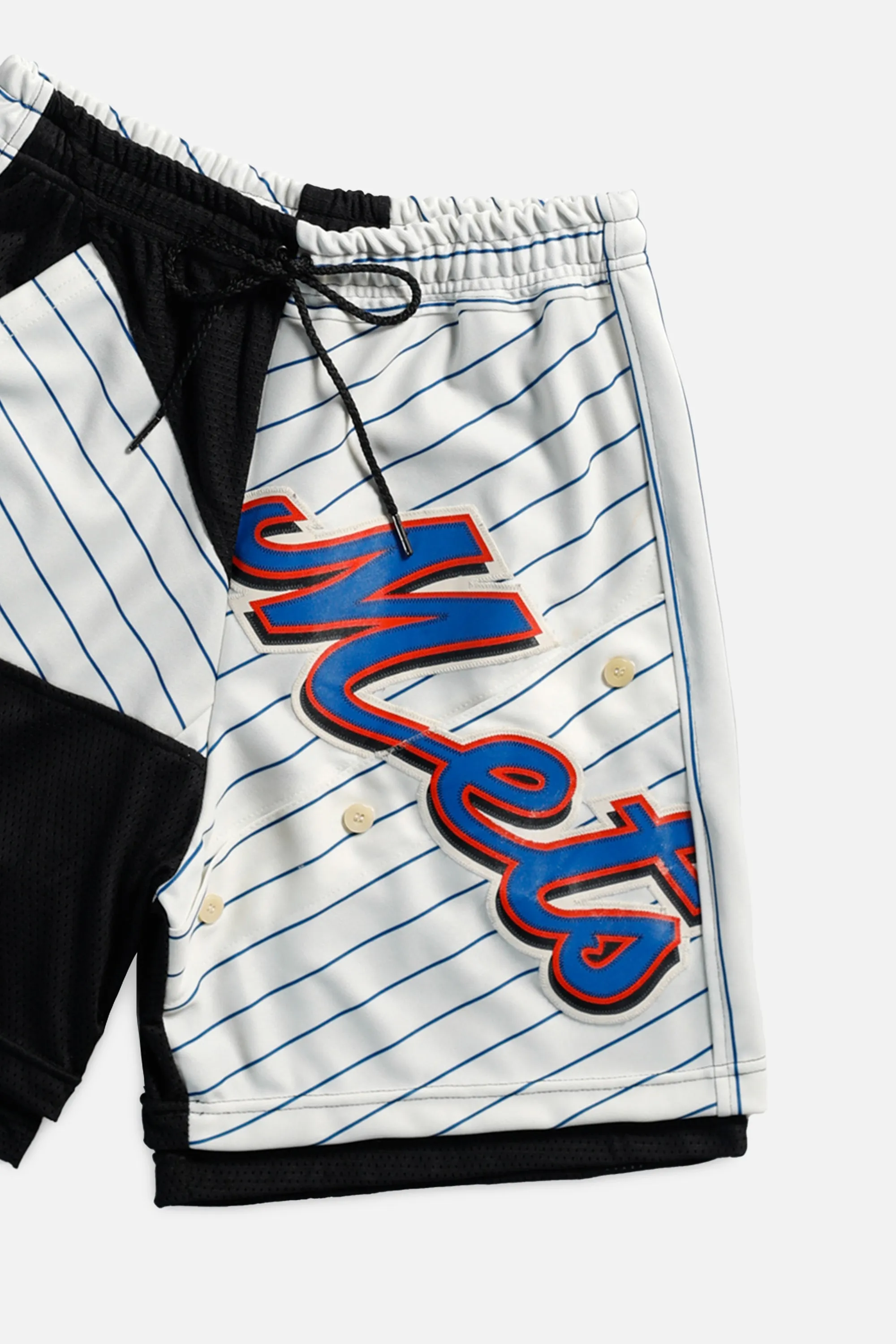 Unisex Rework New York Mets MLB Jersey Shorts - S Frankie
