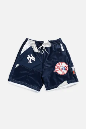 Unisex Rework New York Yankees MLB Jersey Shorts - L Frankie