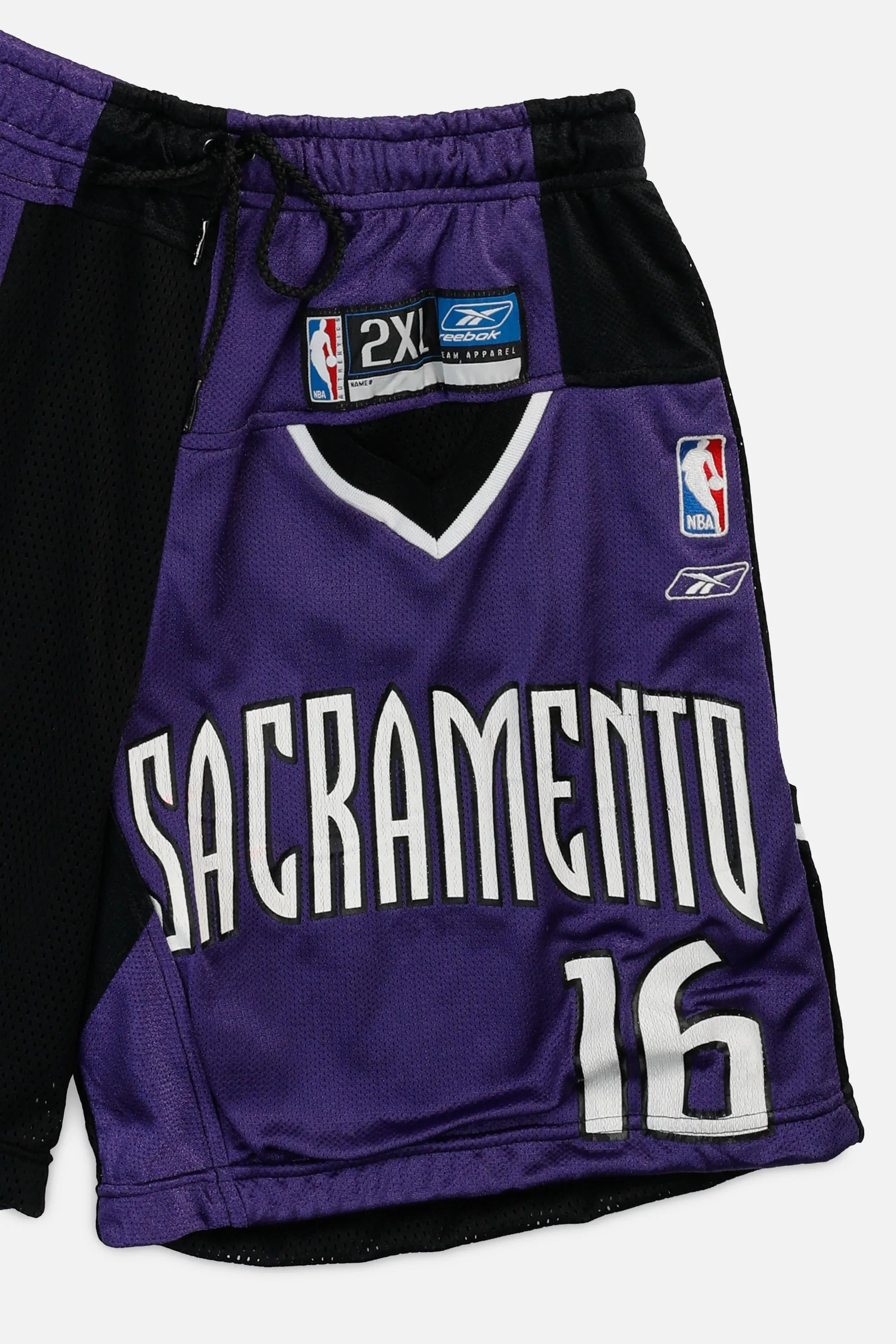 Unisex Rework Sacramento Kings NBA Jersey Shorts - M Frankie