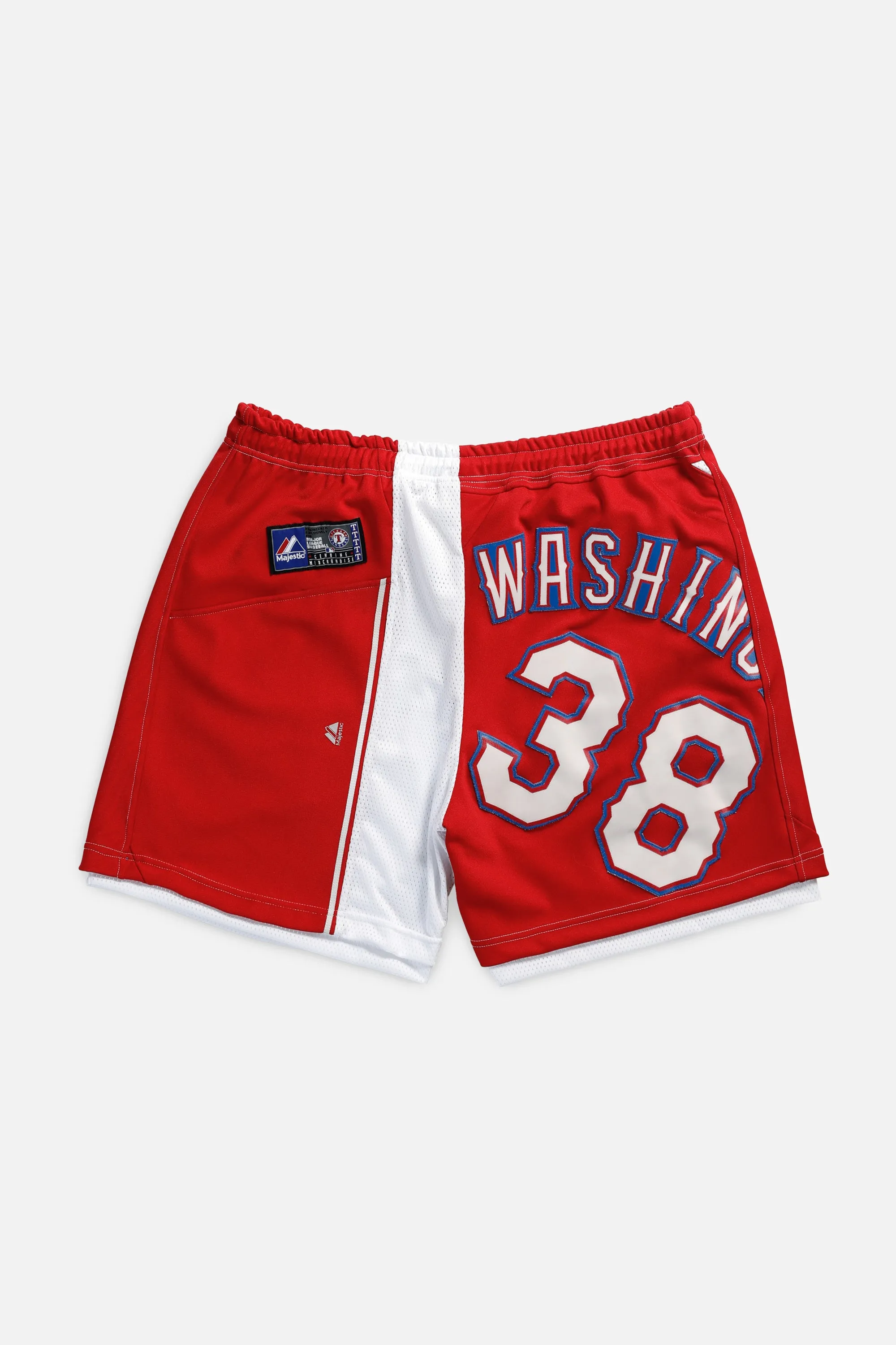 Unisex Rework Texas Rangers MLB Jersey Shorts - XXL Frankie