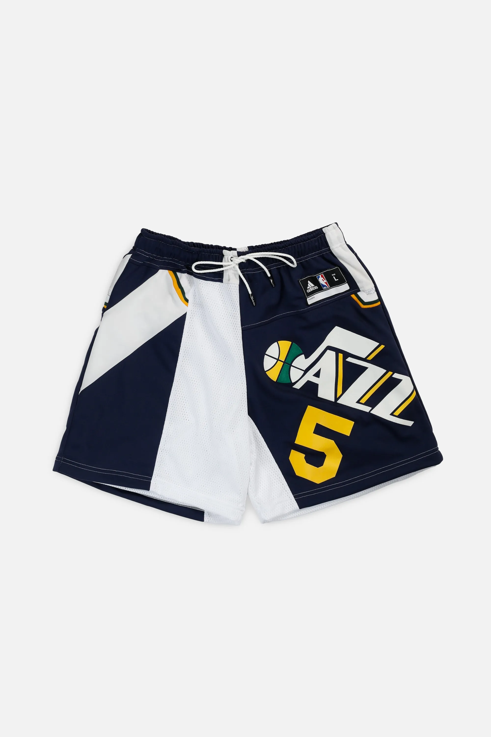 Unisex Rework Utah Jazz NBA Jersey Shorts - L Frankie