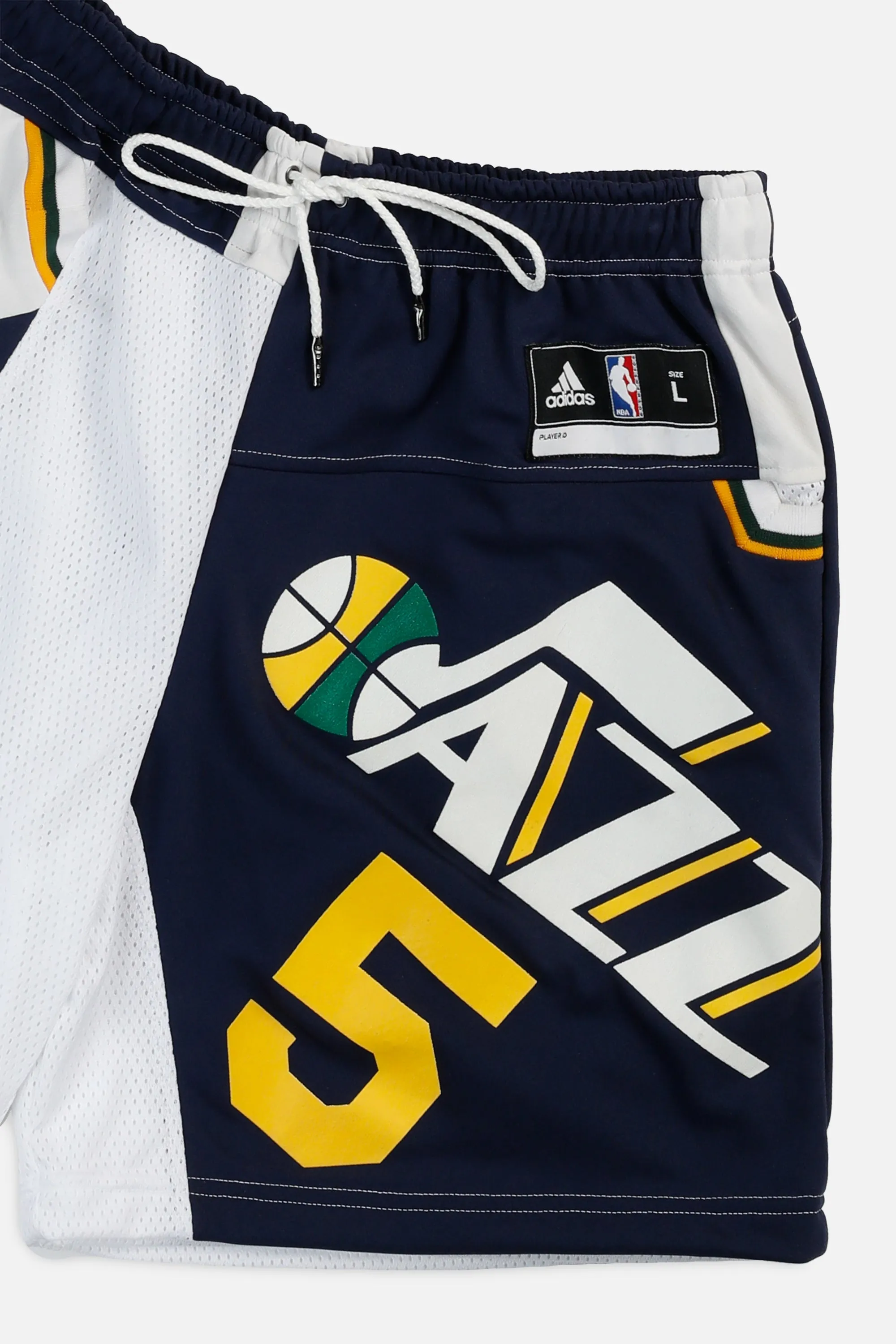 Unisex Rework Utah Jazz NBA Jersey Shorts - L Frankie