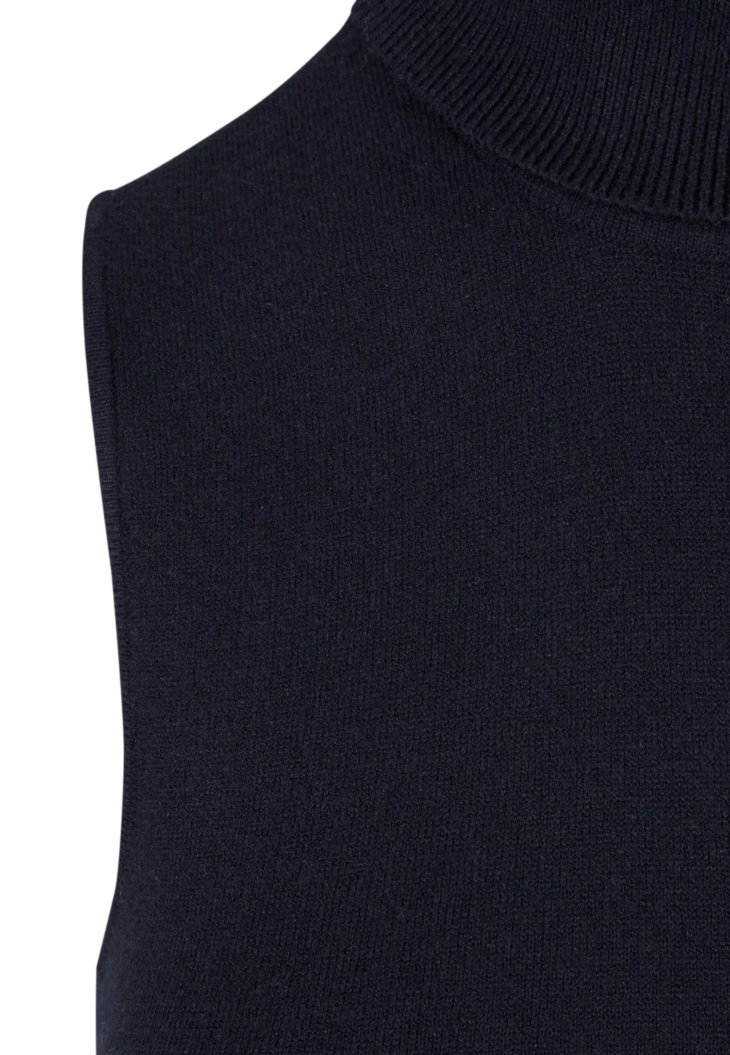 Urban Classics - Ladies Knitted Eco Viscose Turtleneck Black - Dress