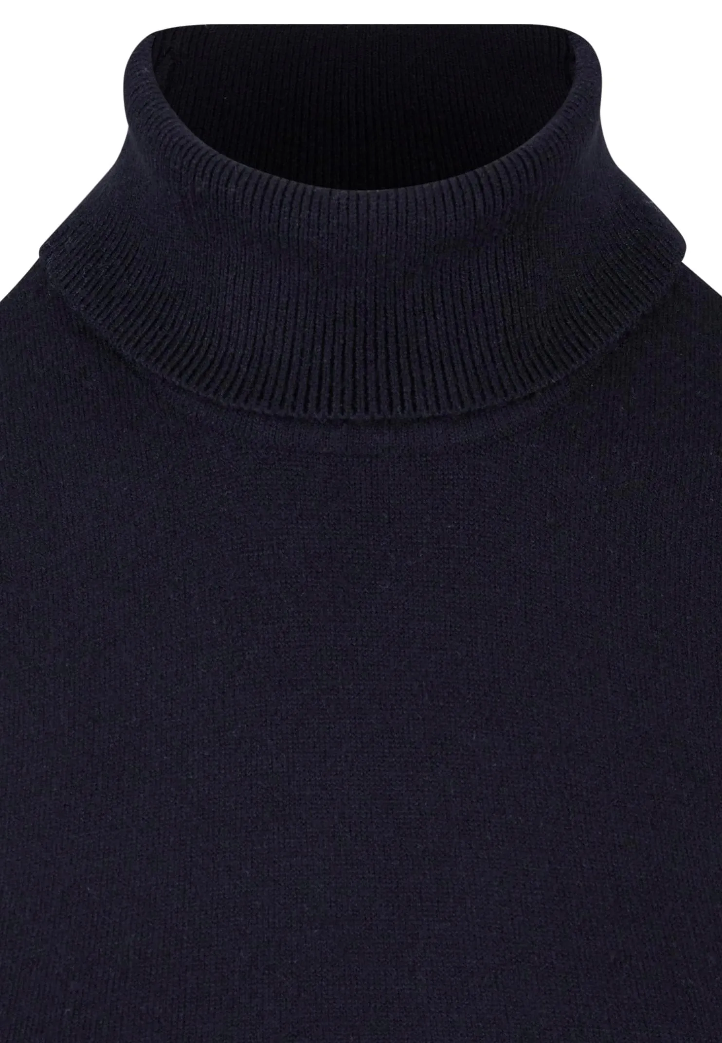 Urban Classics - Ladies Knitted Eco Viscose Turtleneck Black - Dress