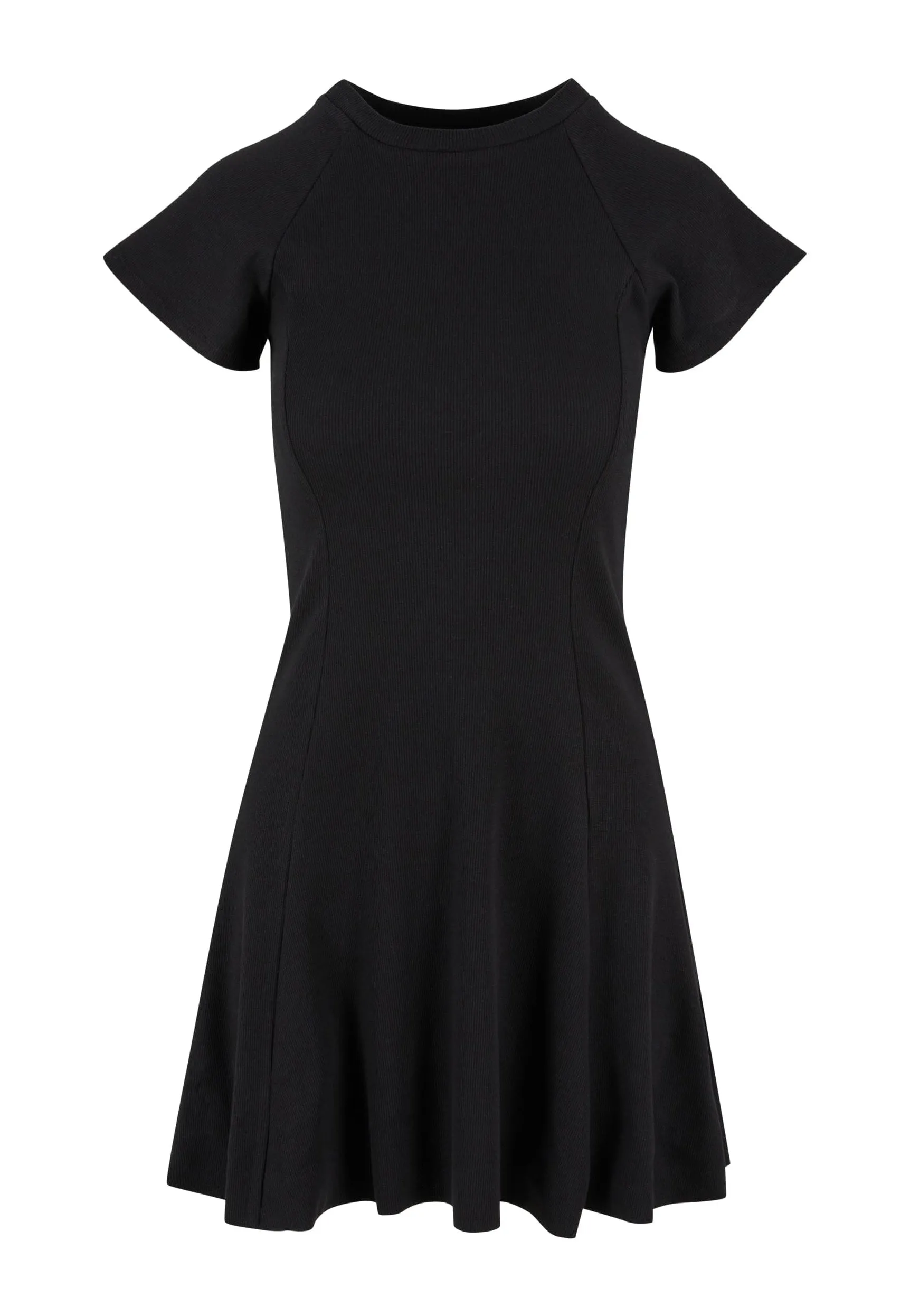 Urban Classics - Ladies Skater Rib Black - Dress