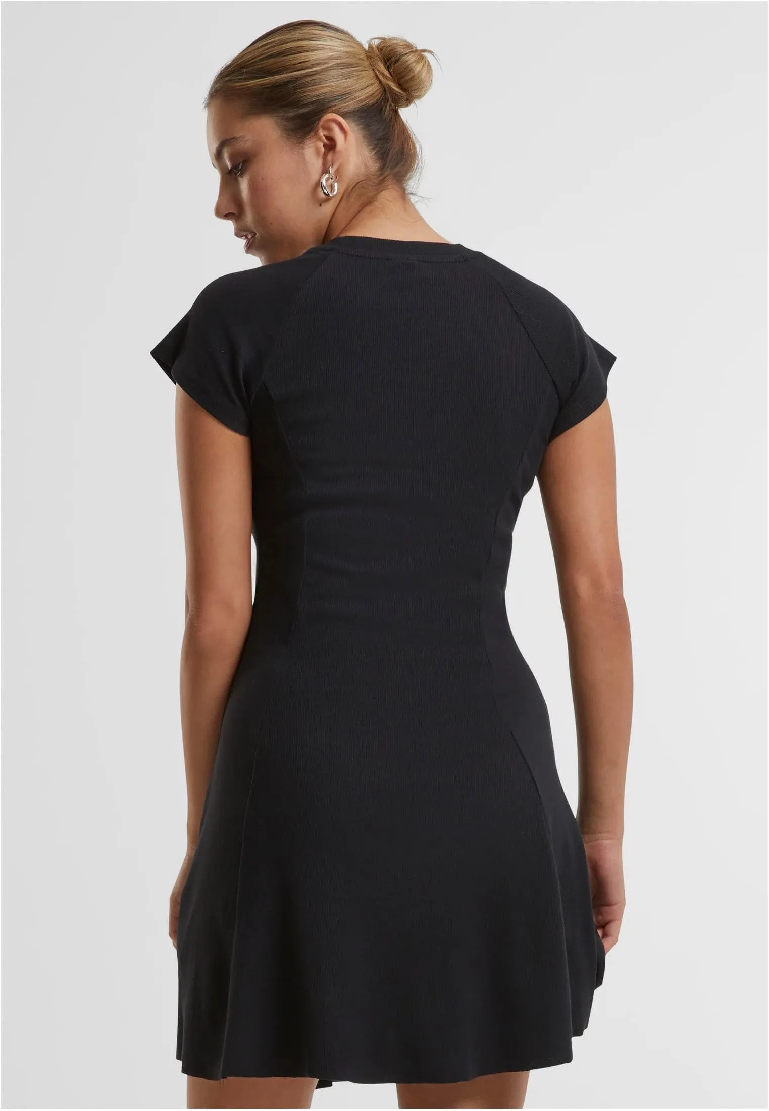 Urban Classics - Ladies Skater Rib Black - Dress