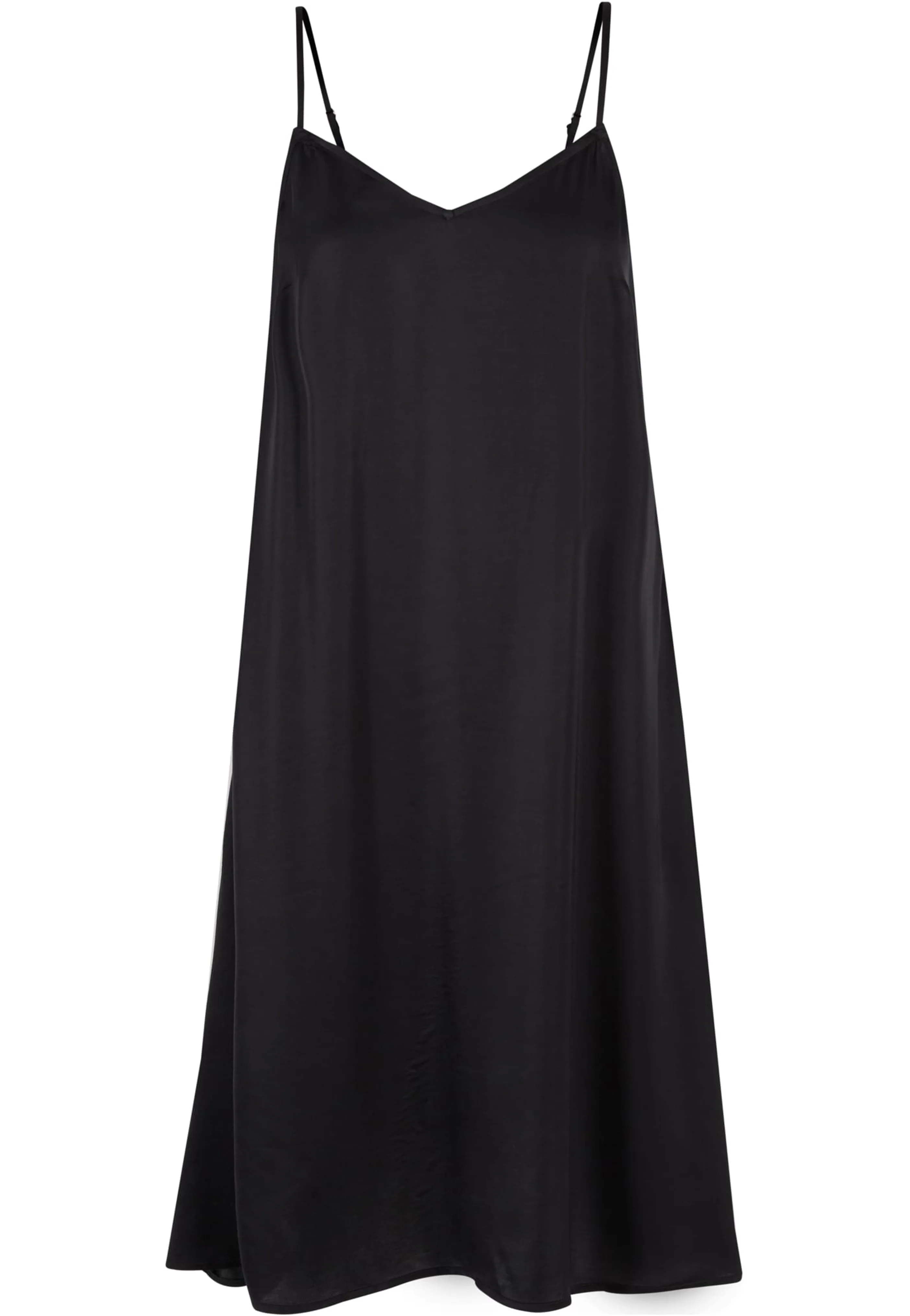 Urban Classics - Ladies Viscose Satin Slip Black - Dress